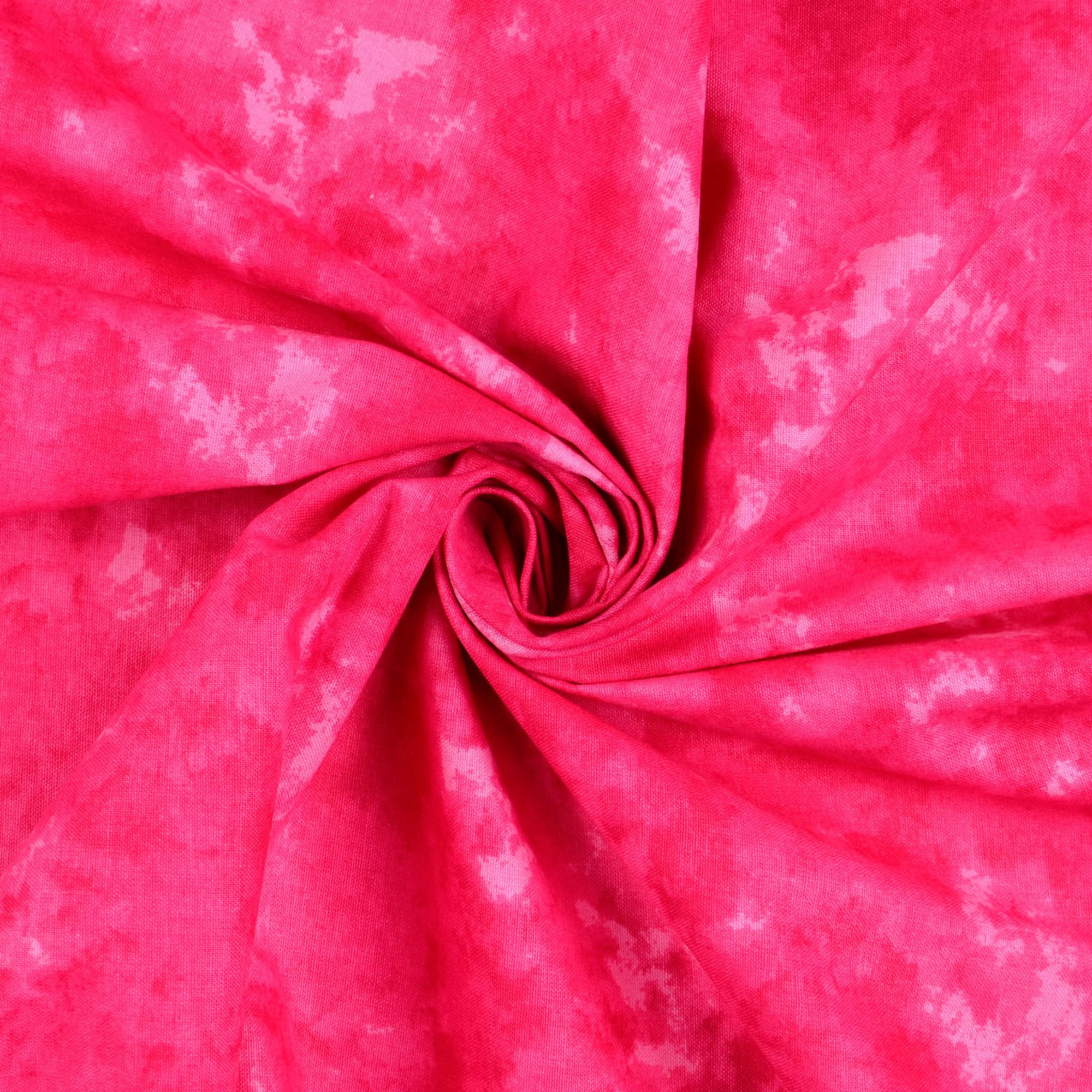 Baumwollstoff Batikmuster, pink