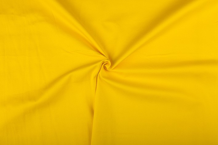 Twill Stretch vorgewaschen uni Hard gelb
