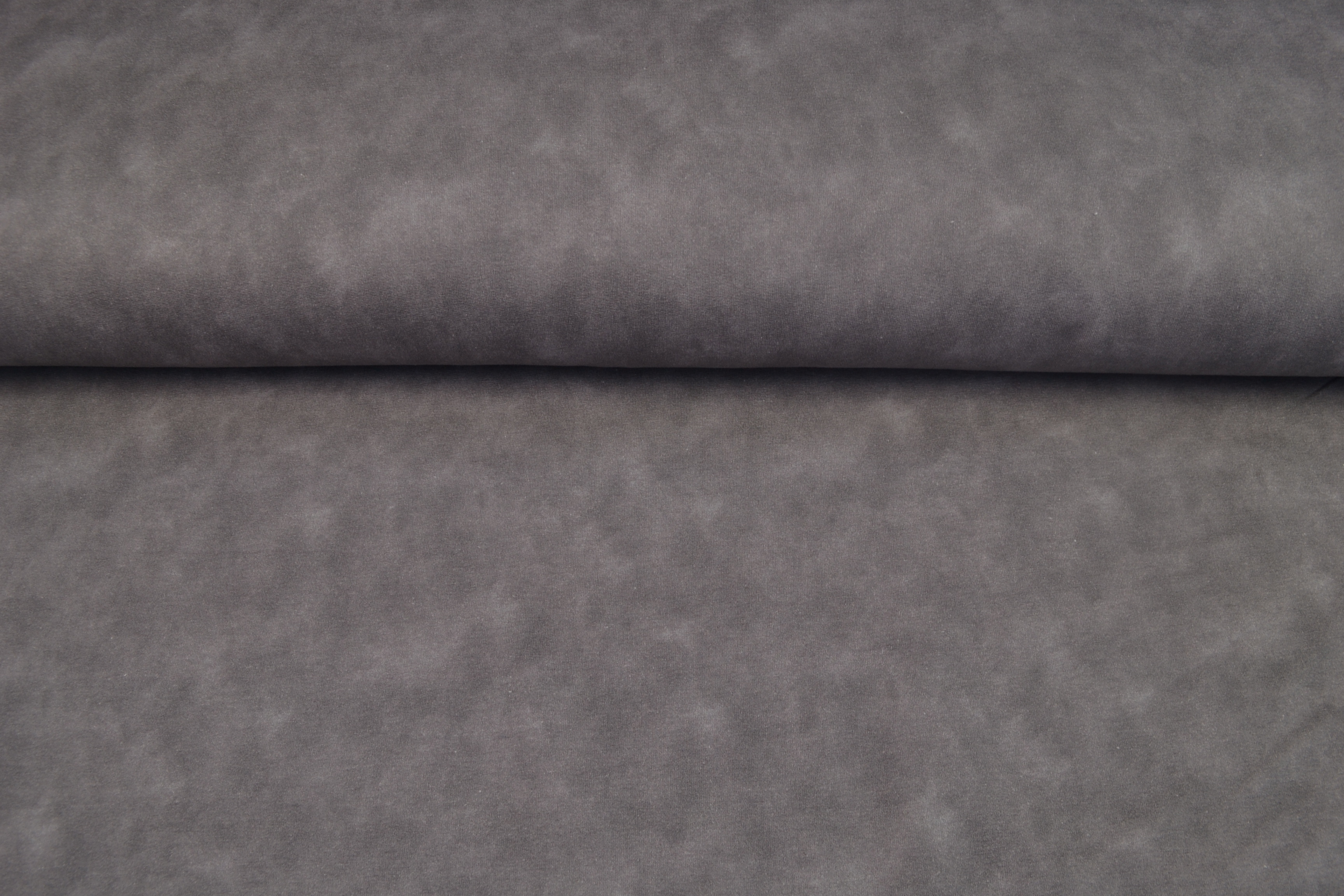 French Terry angeraut Batik, grau