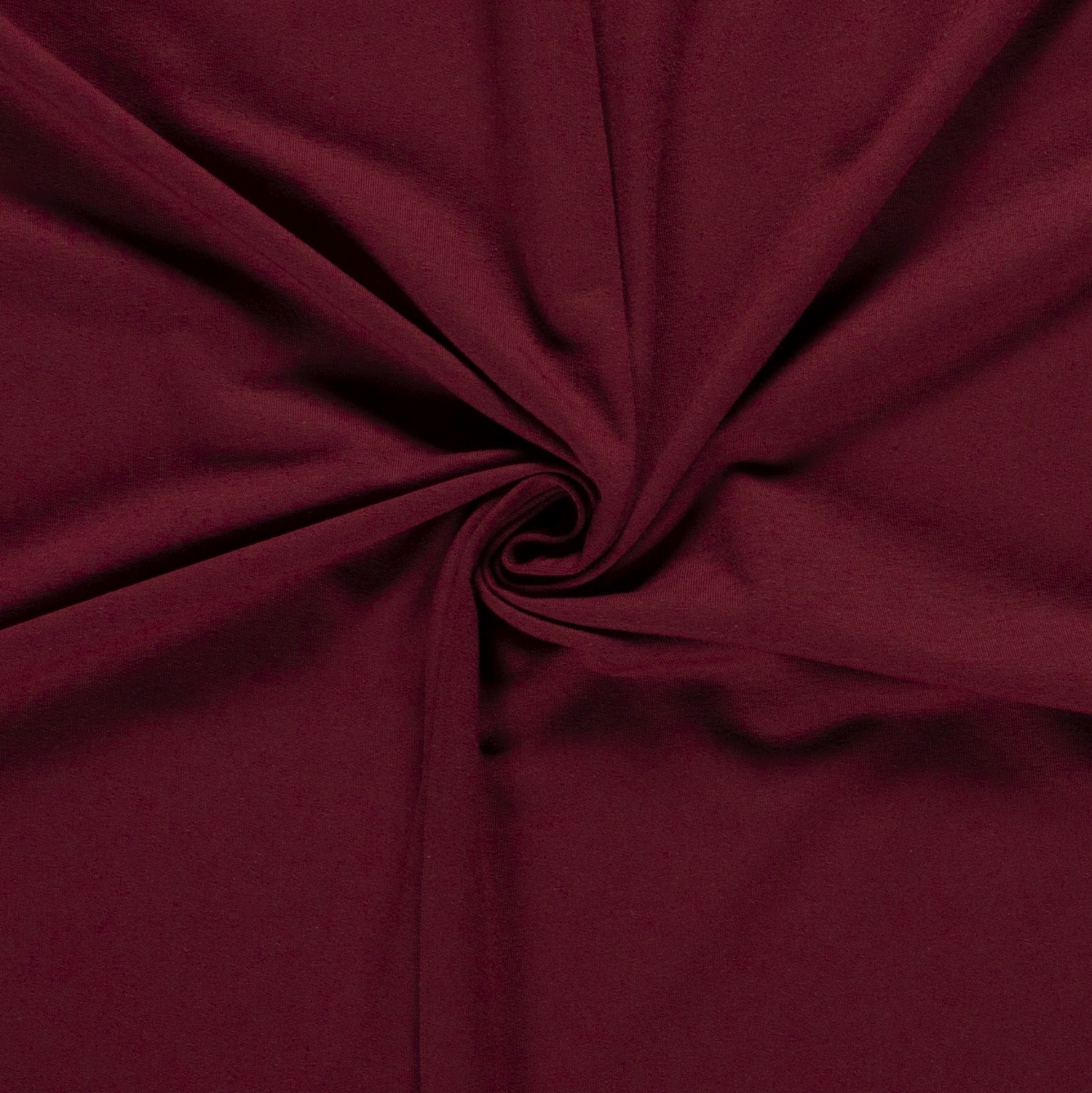 French Terry uni bordeaux