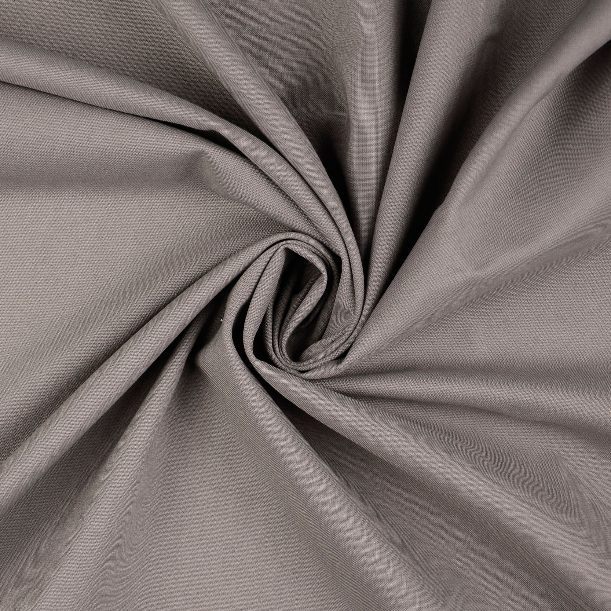 Baumwoll-Cretonne uni, dunkelgrau