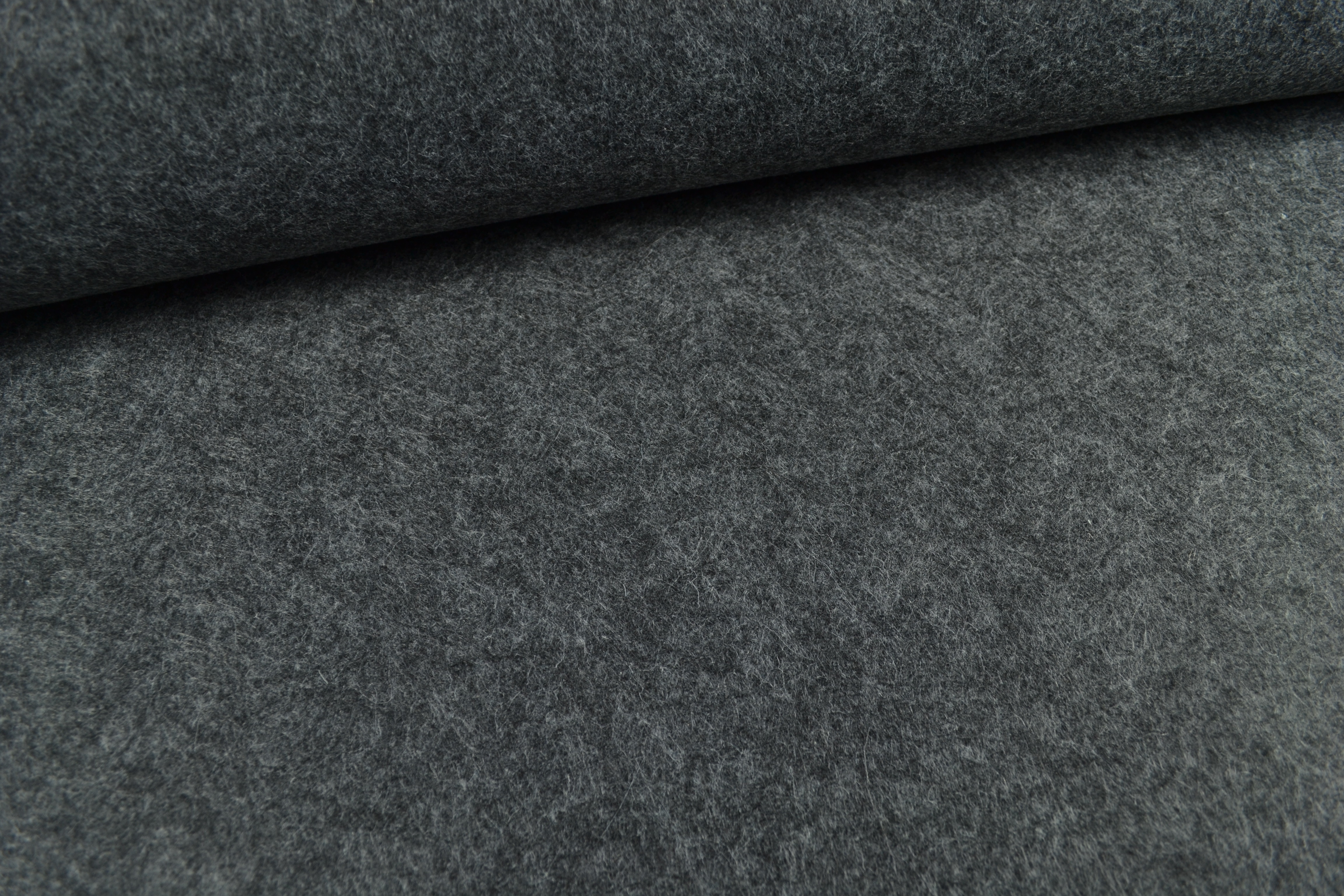 Filz, 3mm, 90cm breit, dunkelgrau melange