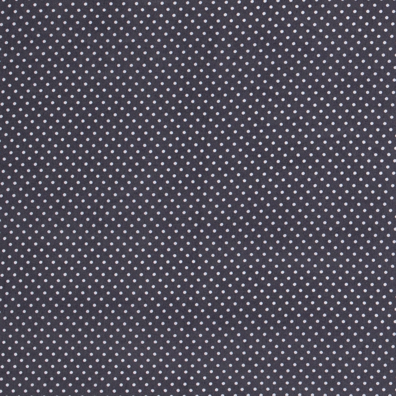 Baumwoll Popeline bedruckt Punkte, dunkelgrau
