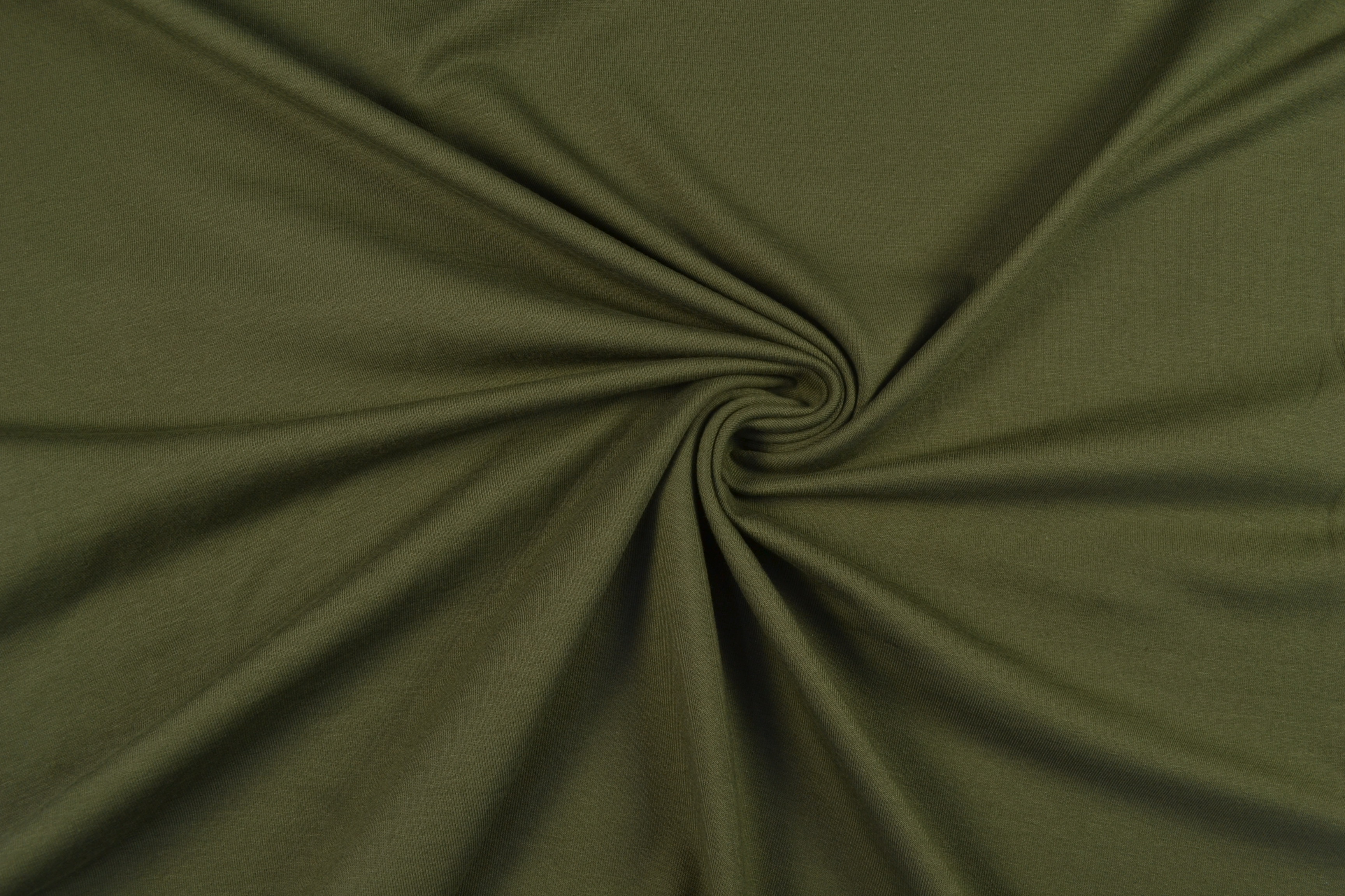 Baumwolljersey uni, dunkelgrün