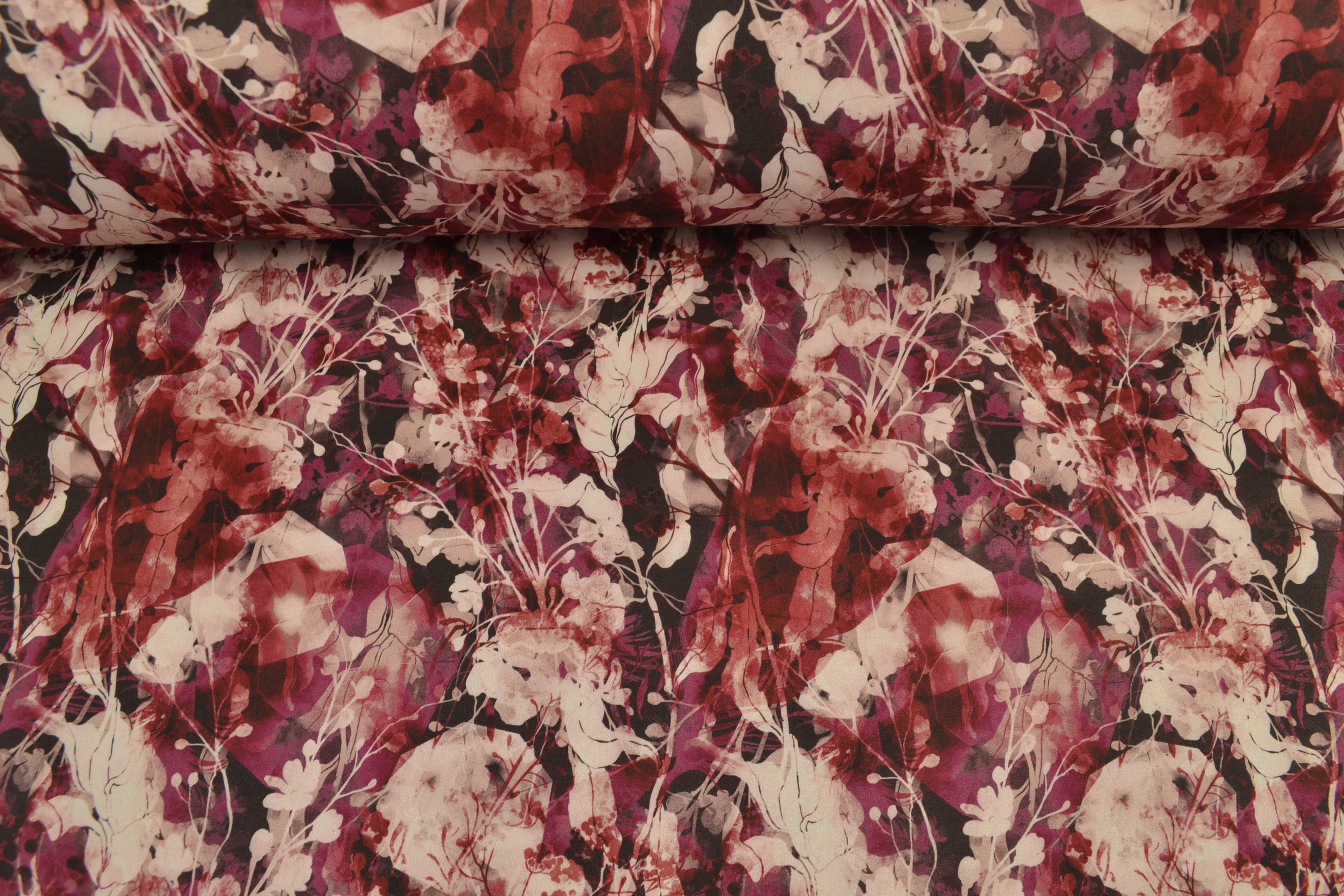 Softshell gemustert Pflanzen, lila