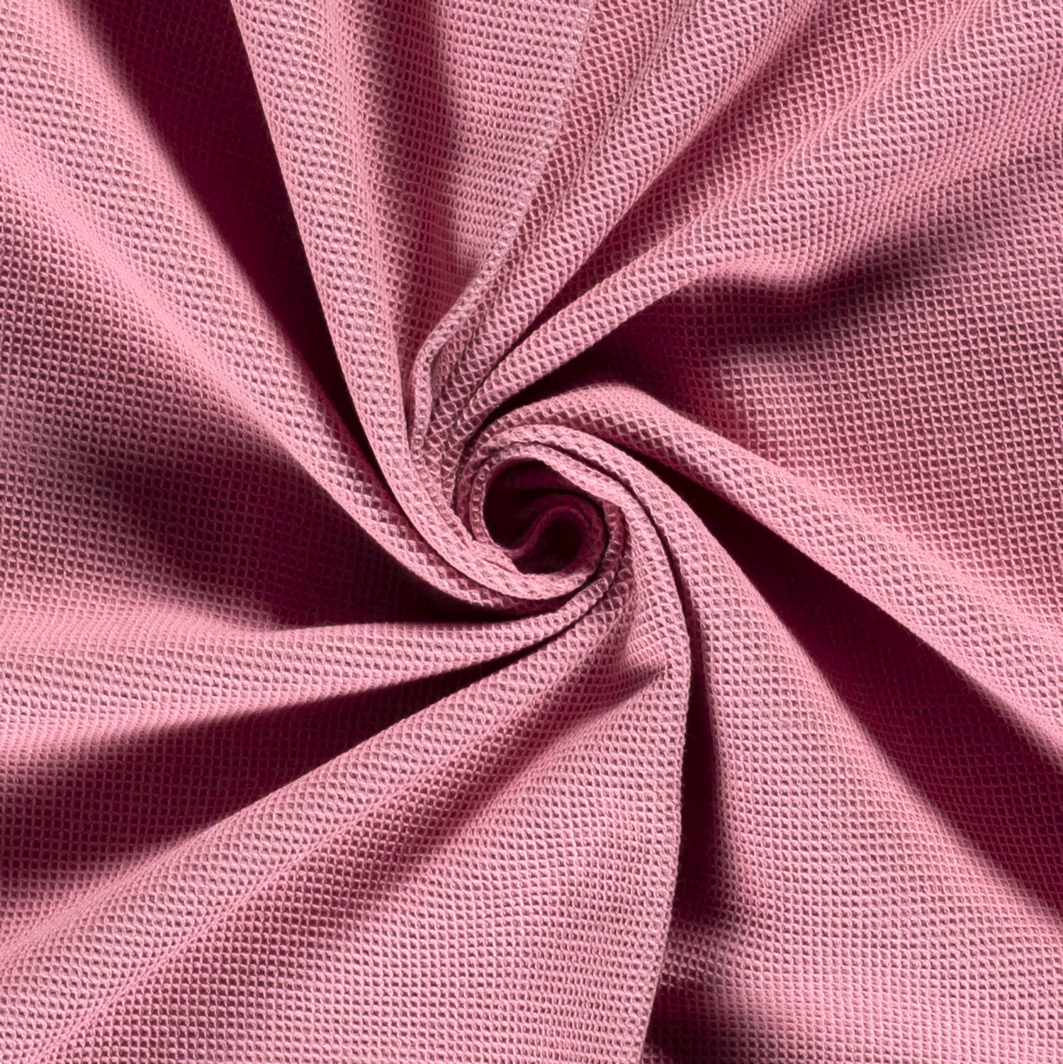Waffelpiqué uni altrosa