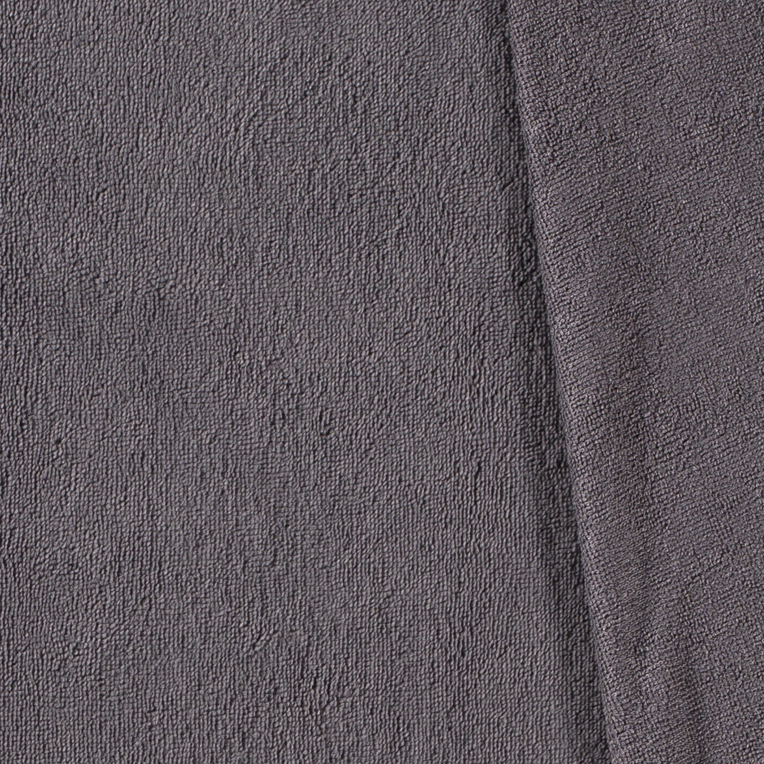 Bambus Fleece uni dunkelgrau