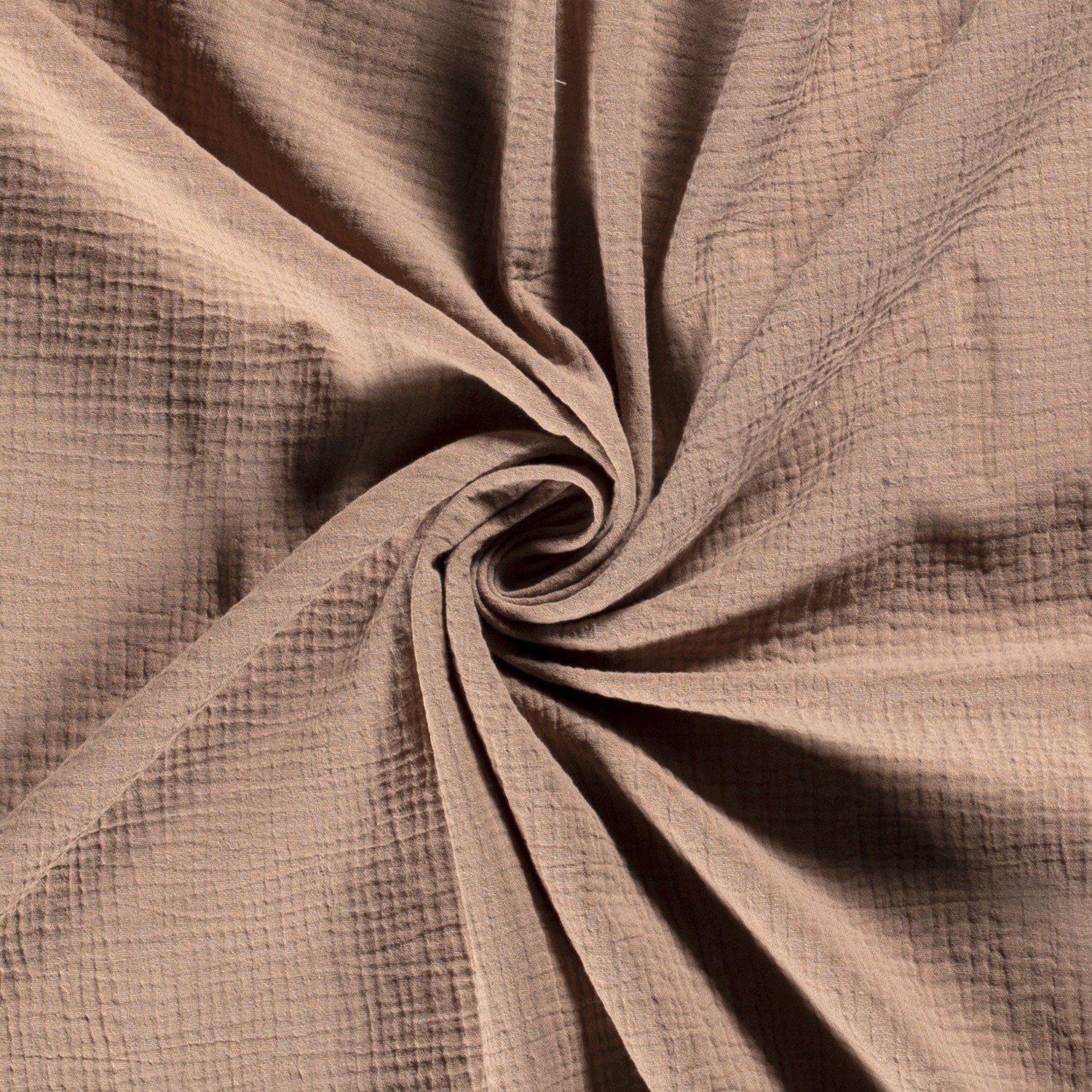 Musselin Double Gauze  uni kamel