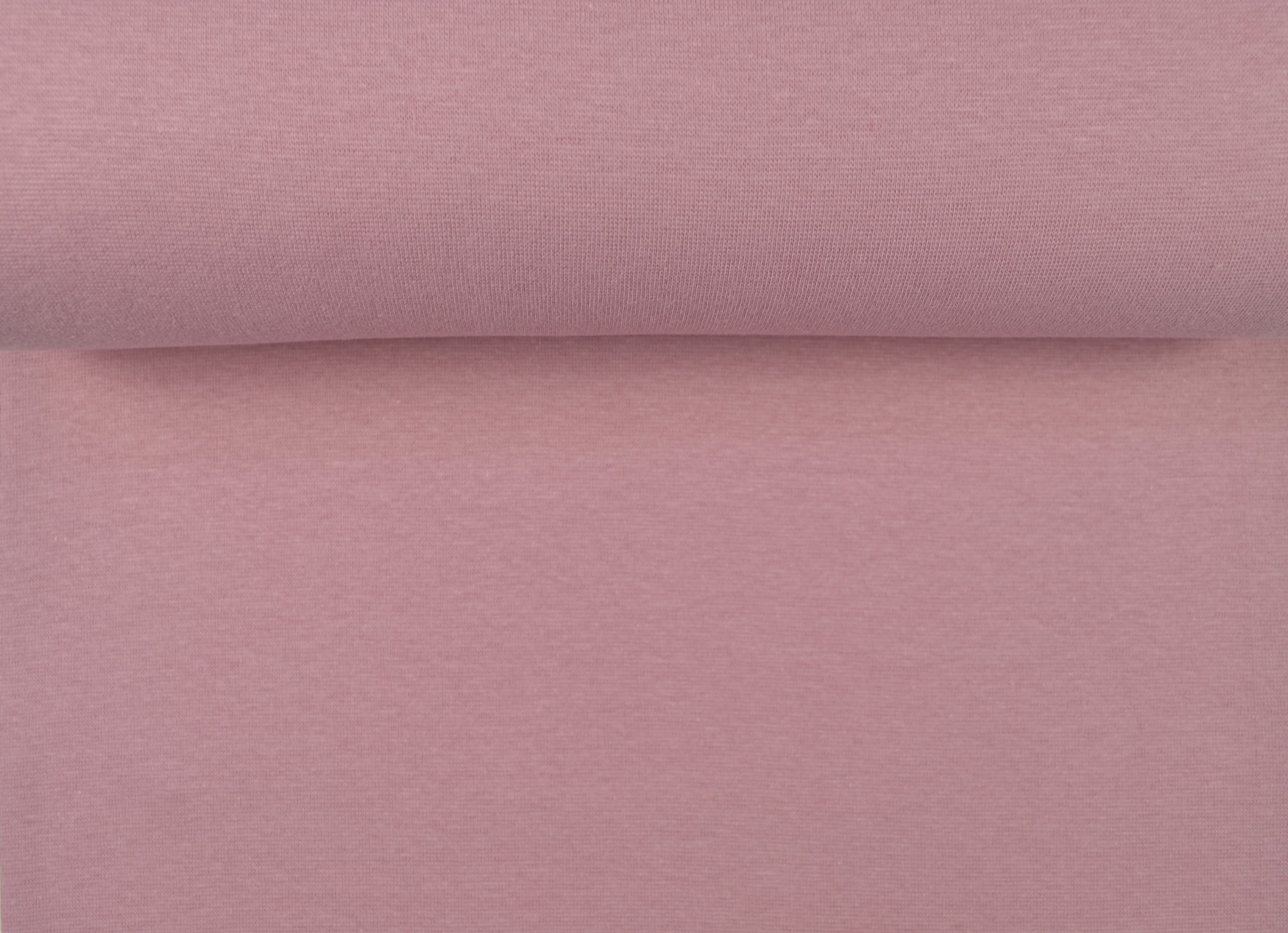Bündchenstoff glatt, altrosa