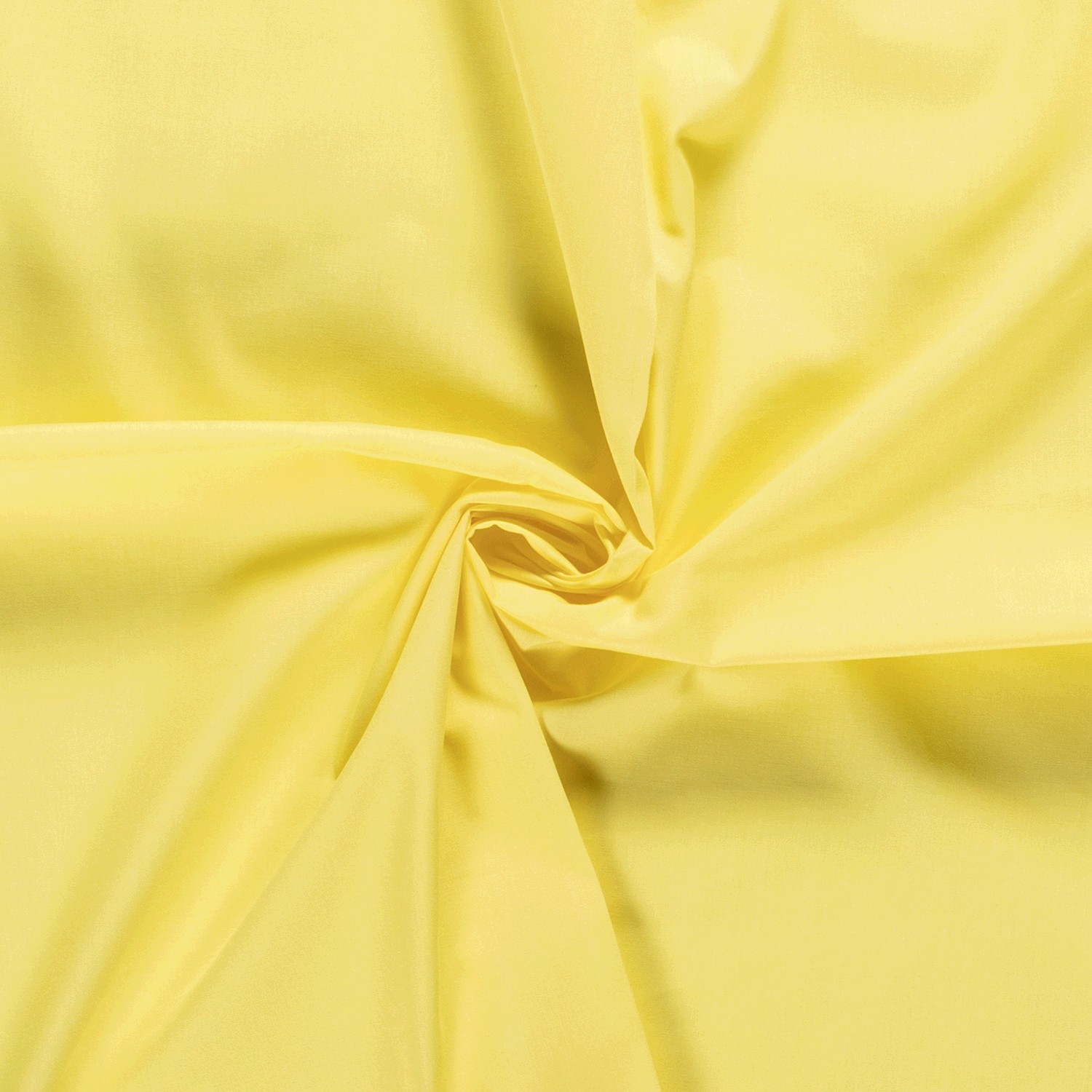 Baumwoll Popeline uni Hard gelb