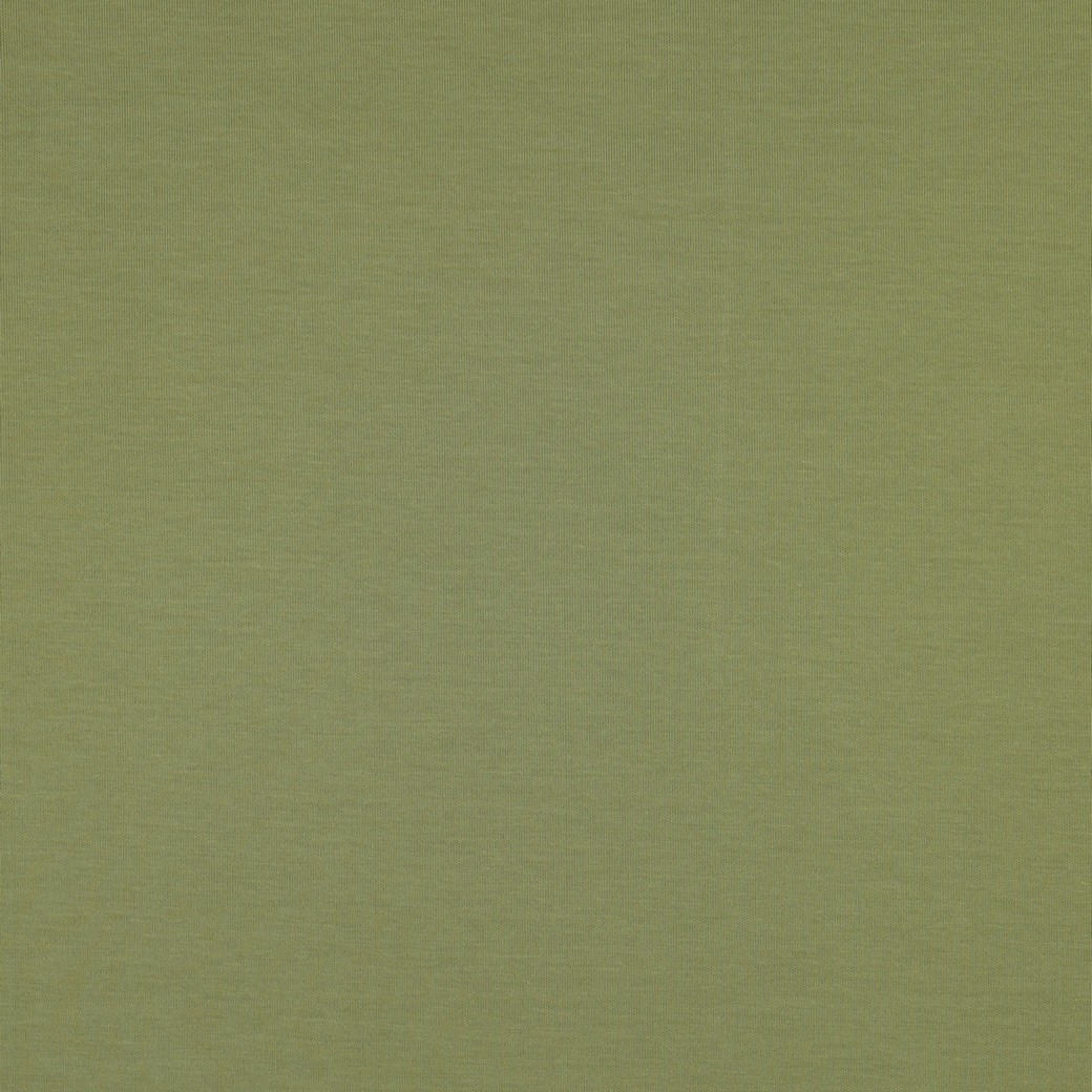 BAUMWOLLE INTERLOCK JERSEY - OLIVE