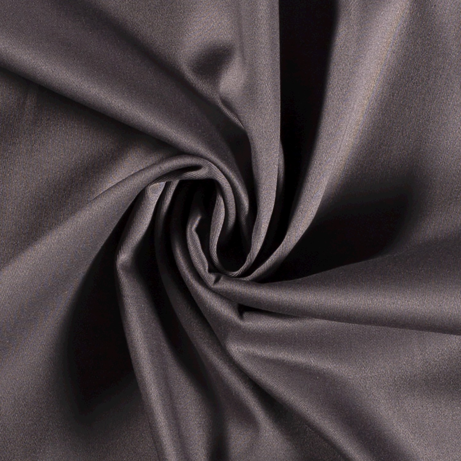 Twill Stretch vorgewaschen uni taupe grau