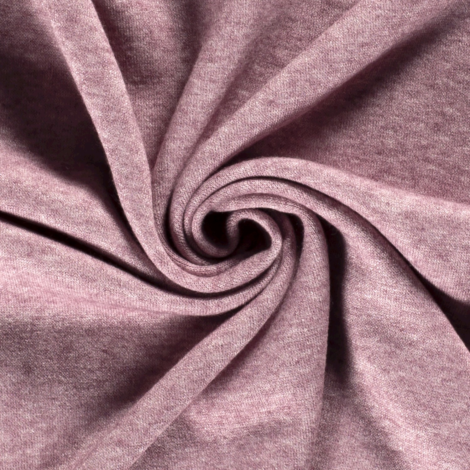 Strickstoff gebürstet uni lila