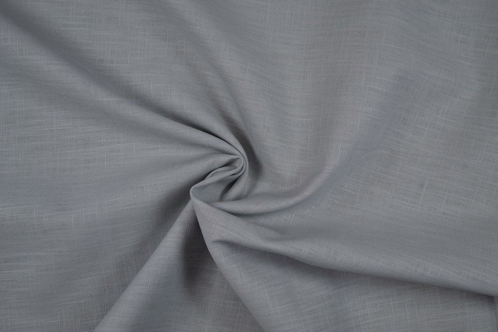 Leinenstoff Ramie gewaschen , hellgrau