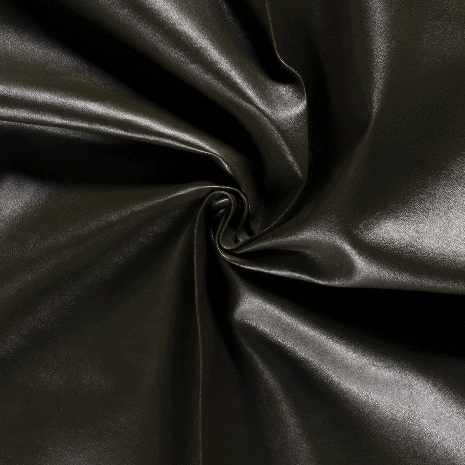Lederimitat uni dunkelgrün