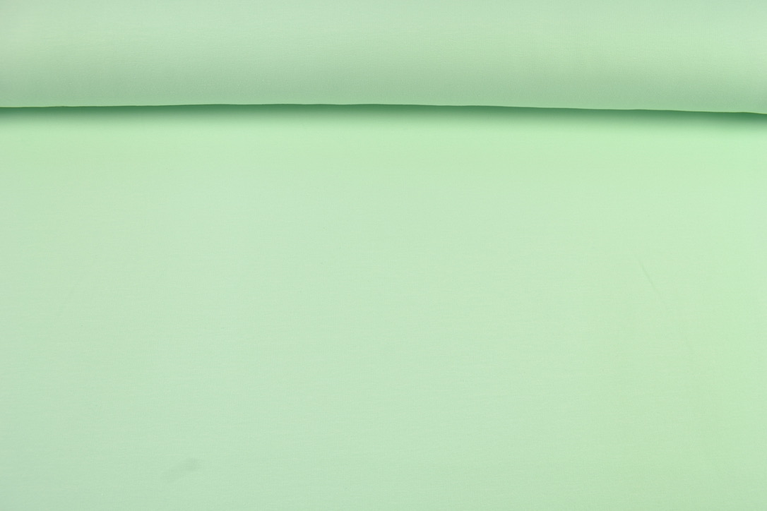 French Terry uni angeraut, hellmint