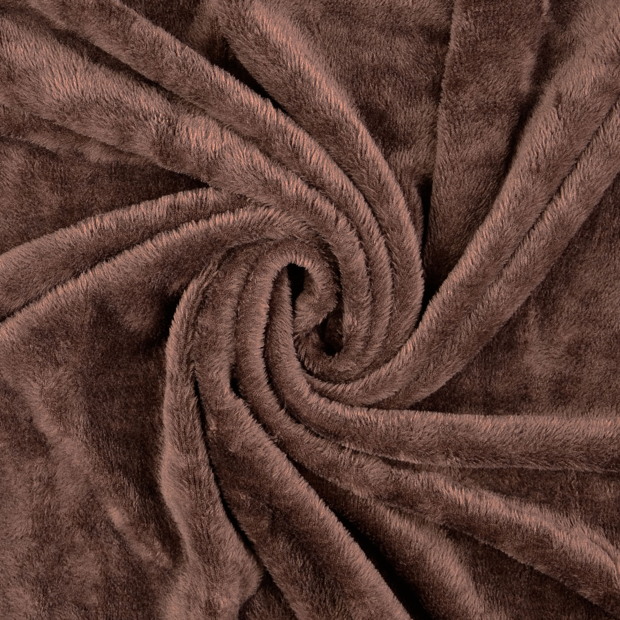 Alpenfleece uni, braun