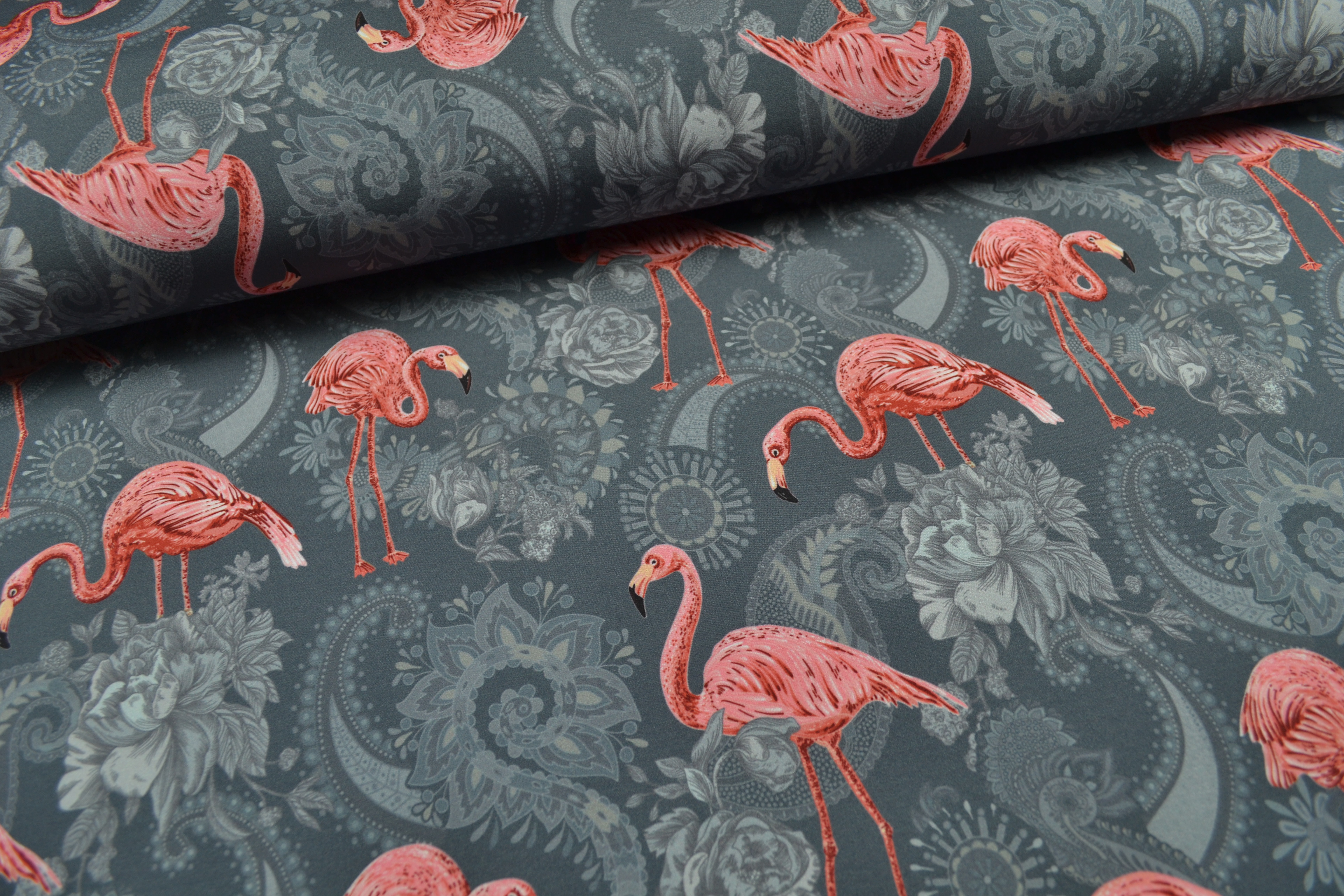 Softshell Flamingo, grau