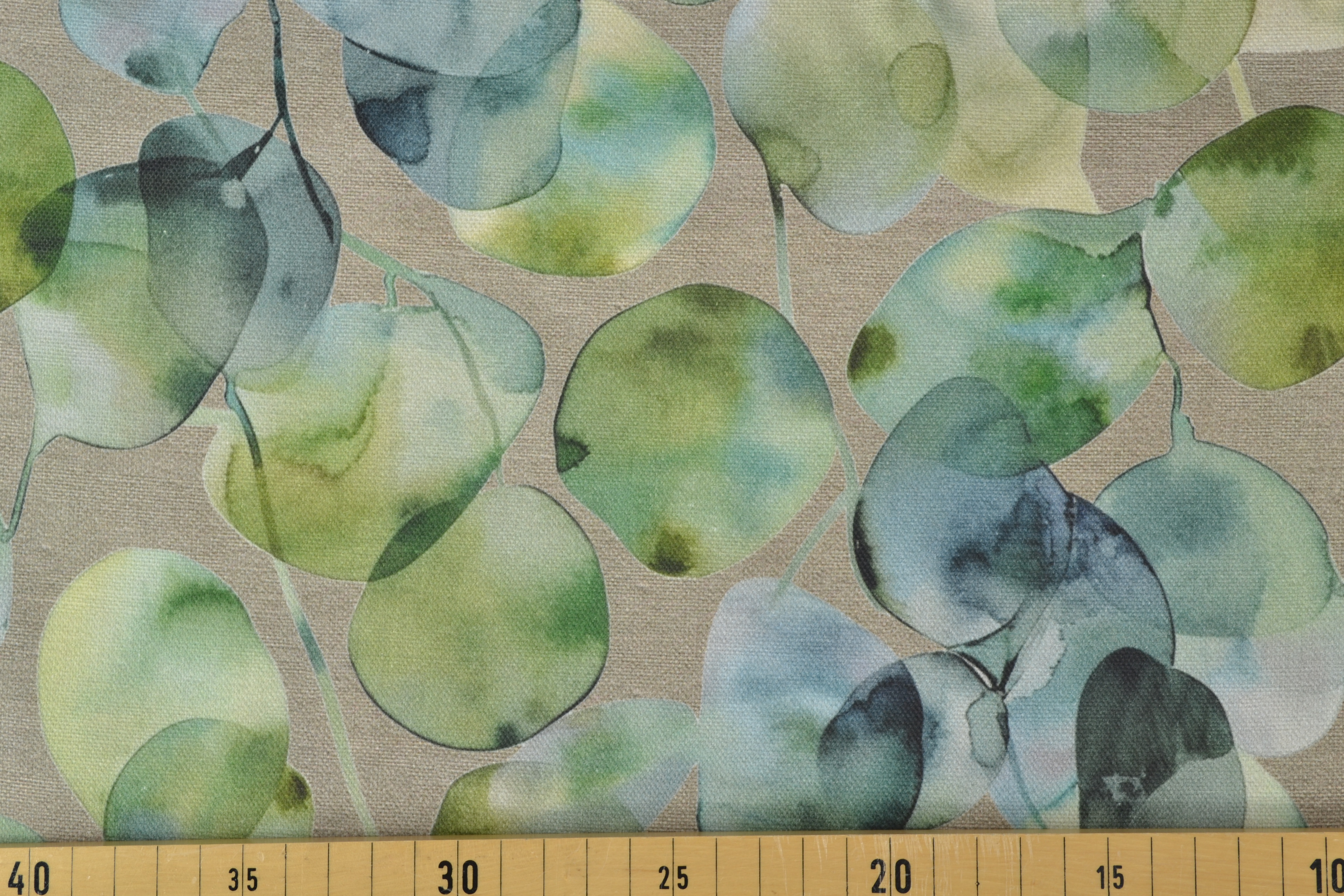 Canvas Deko Stoff Digitaldruck Aquarell Blätter