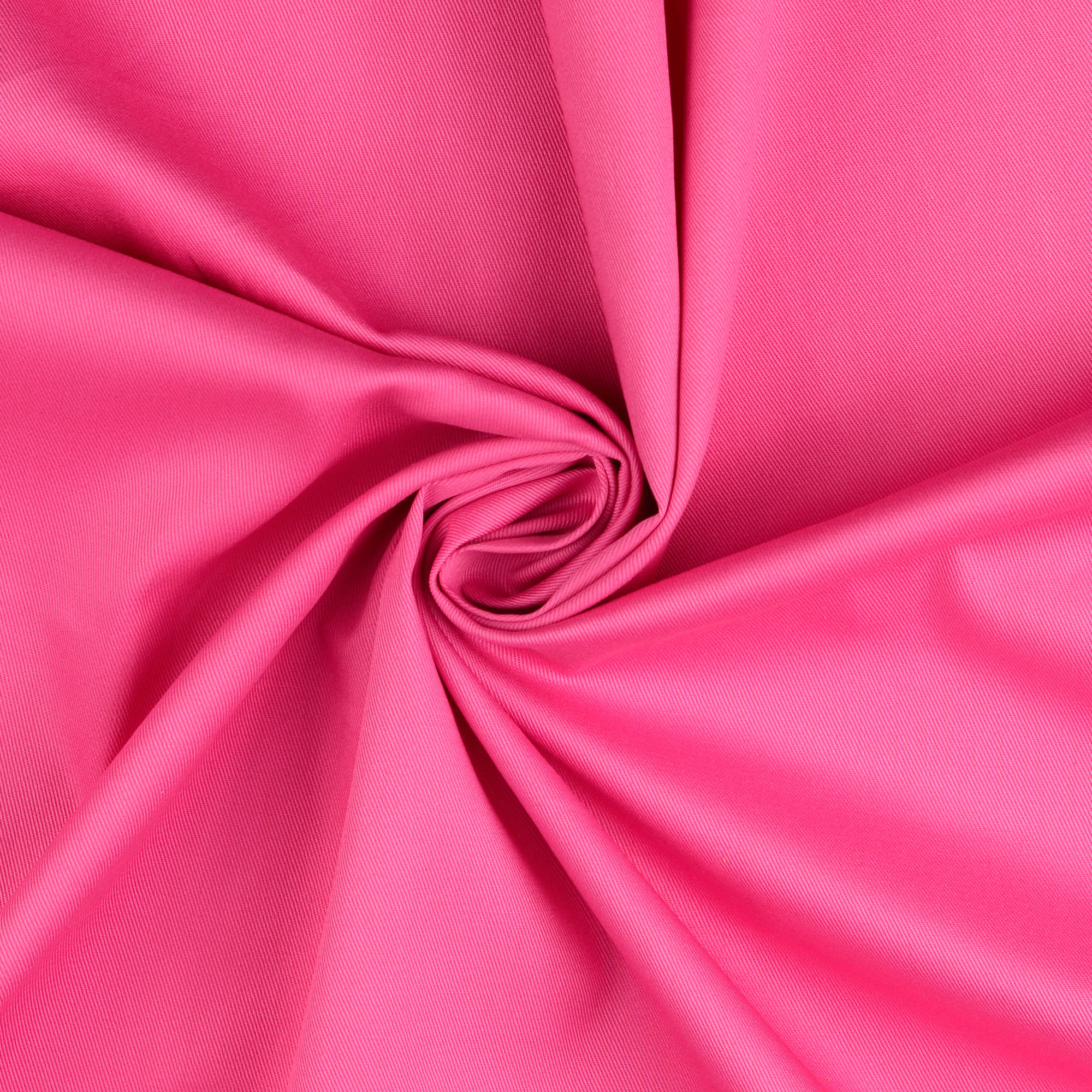 Baumwollstoff Köper, pink