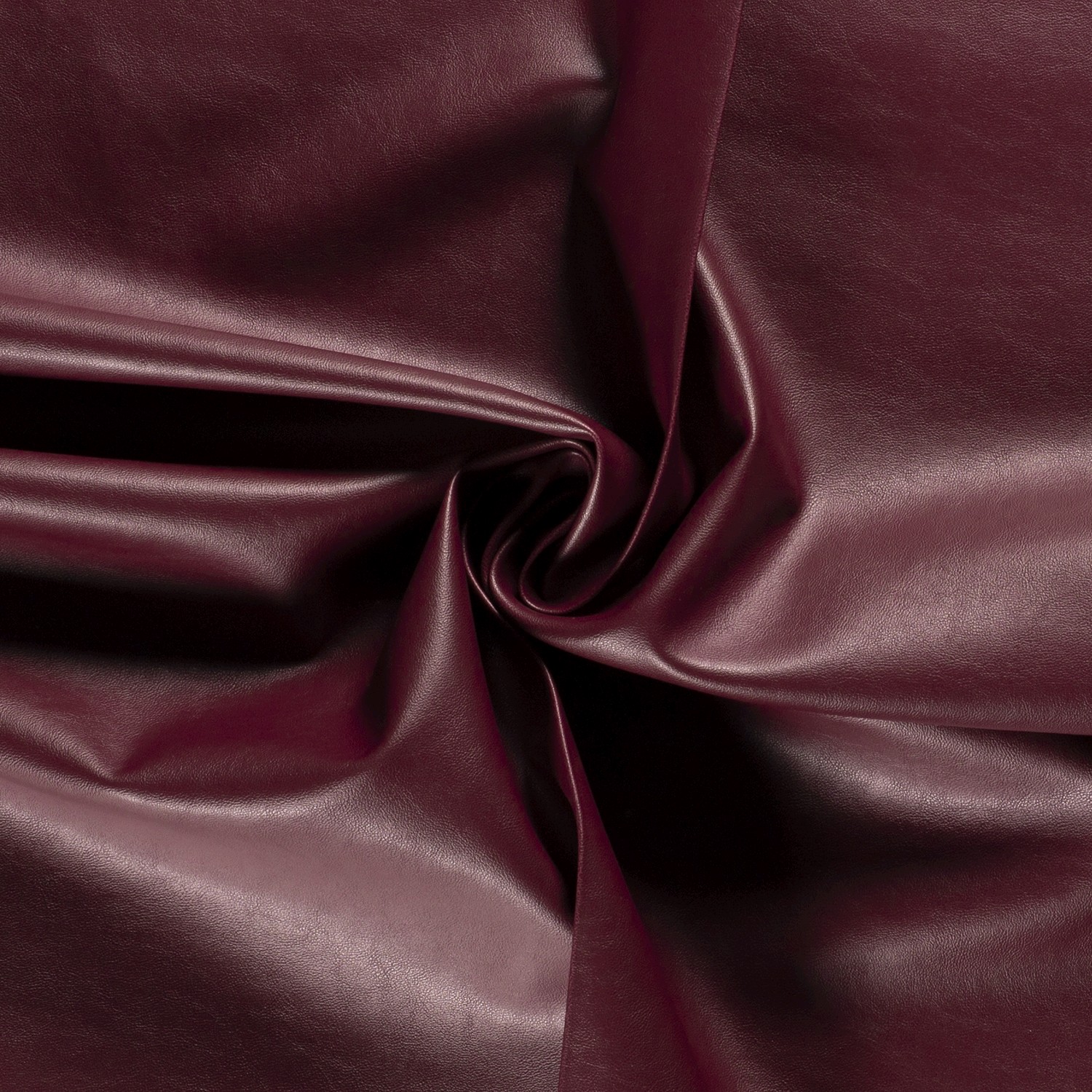 Lederimitat uni weinrot
