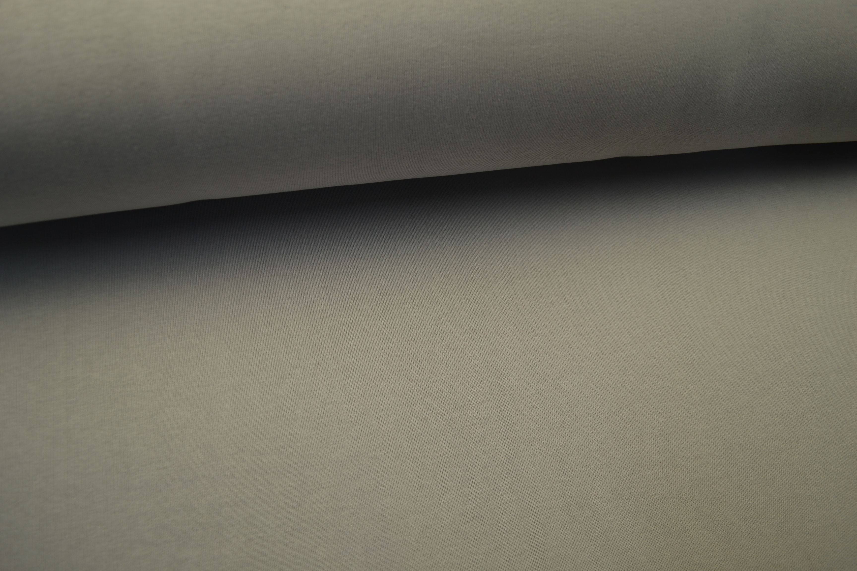 Sweatstoff uni, hellgrau