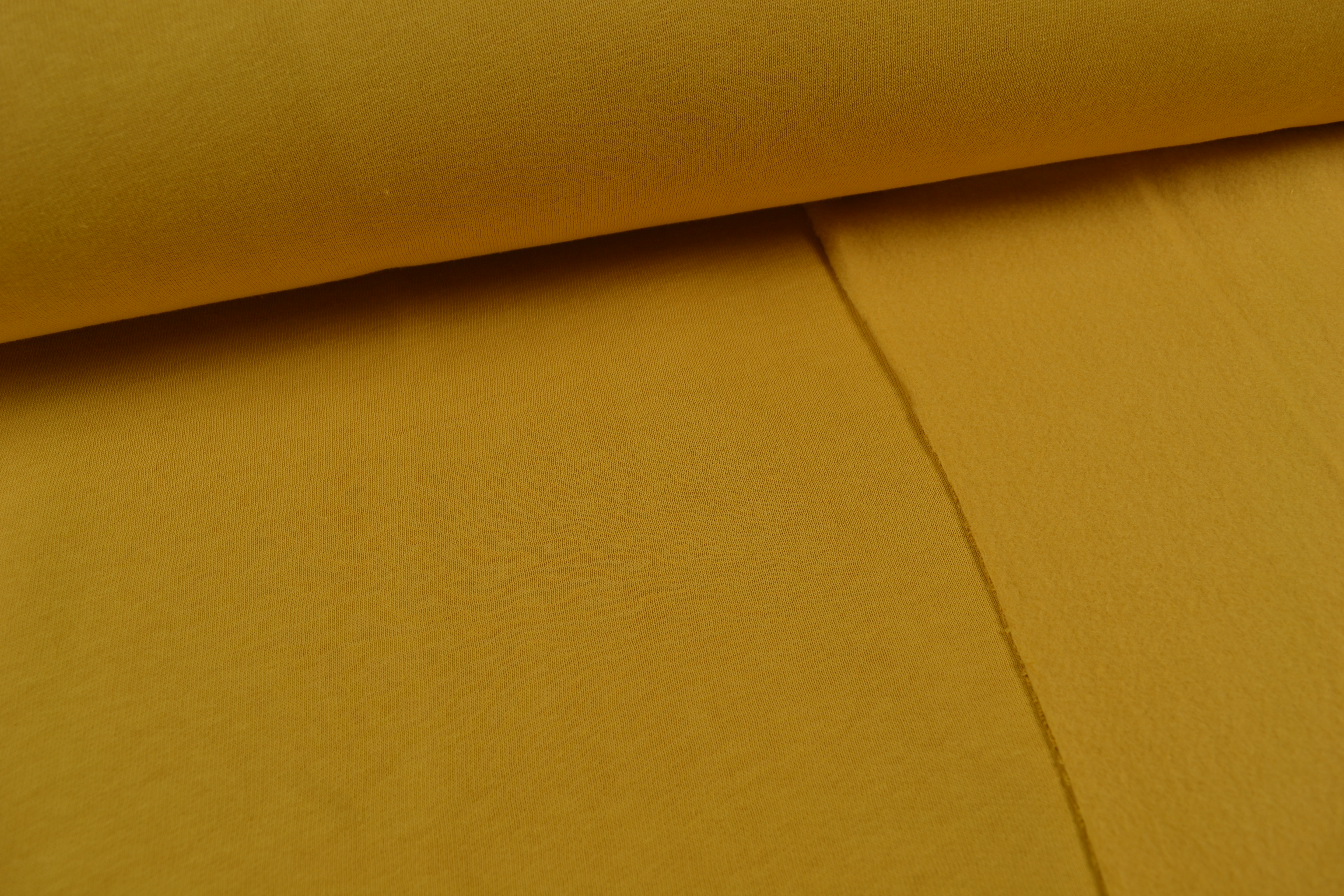 Sweatshirt uni, senfgelb