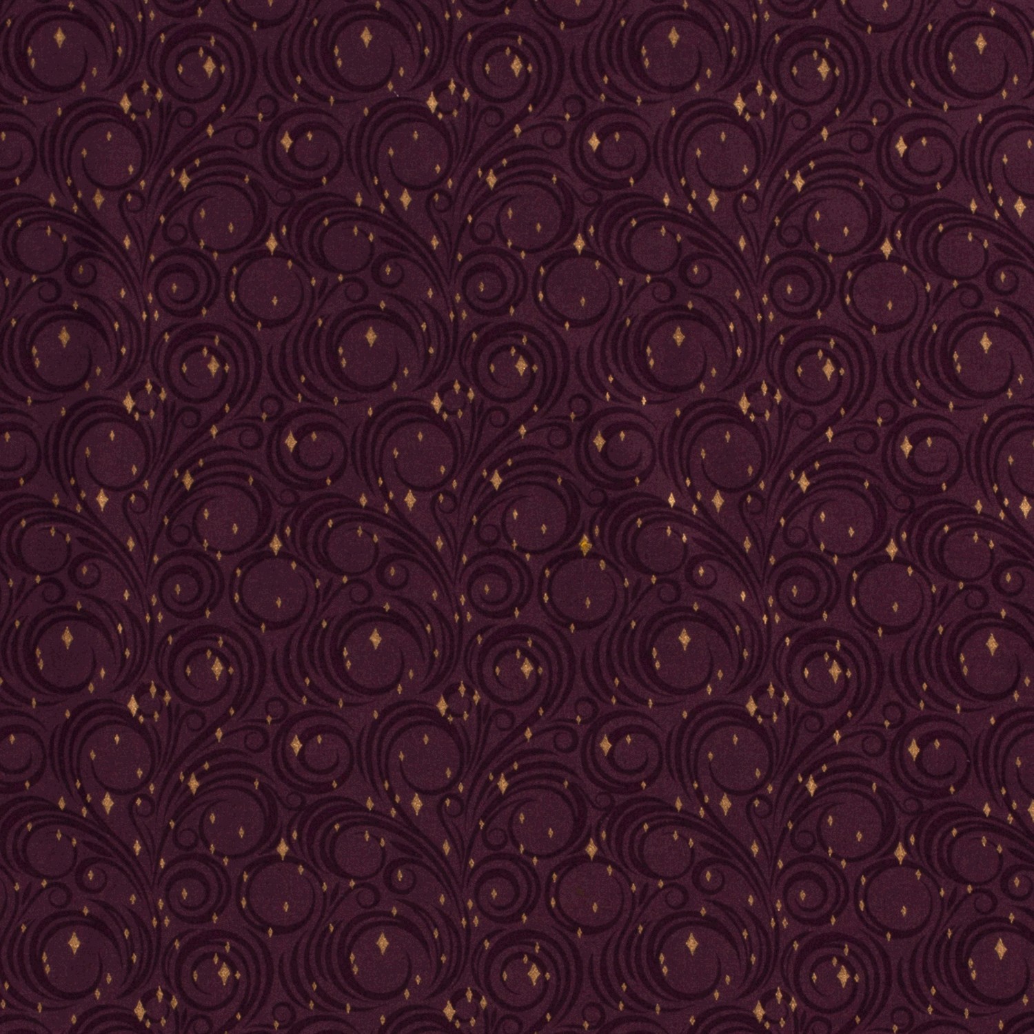 Baumwolle Popeline Stoff Bedruckt Weihnachtsschmuck, bordeauxrot