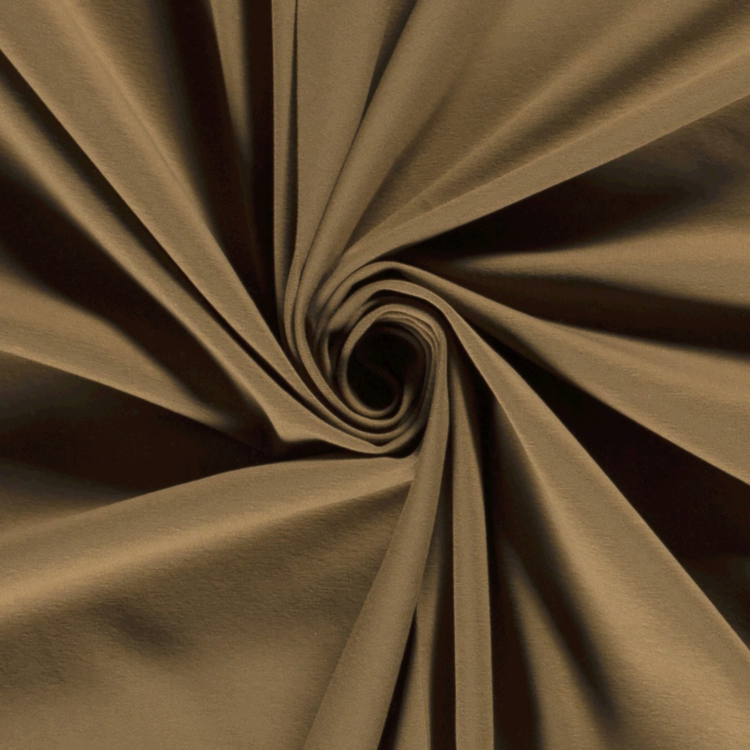 Baumwolljersey uni, braun