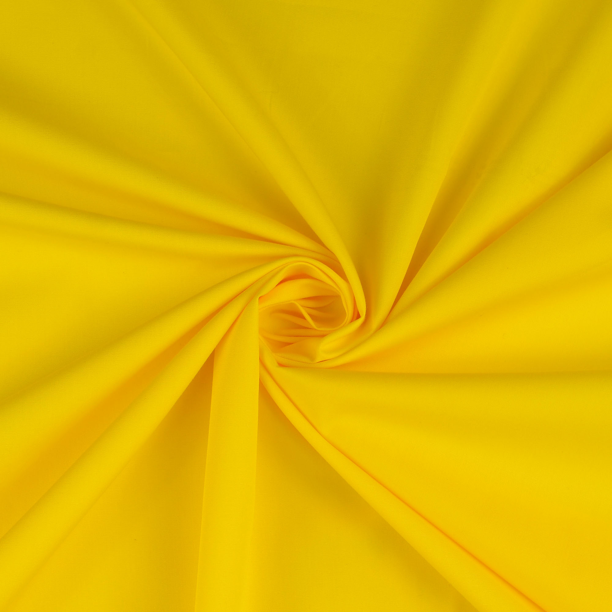 Baumwollstoff Popeline, uni gelb