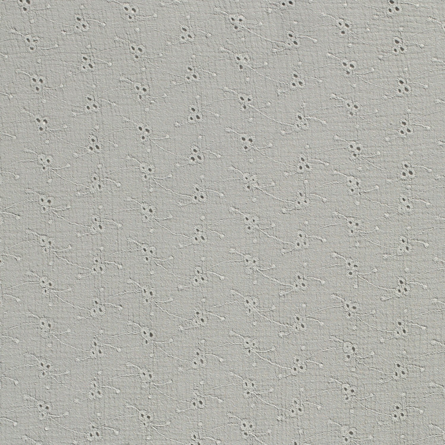 Baumwollstoff Musselin Double Gauze mit Stickerei, mint