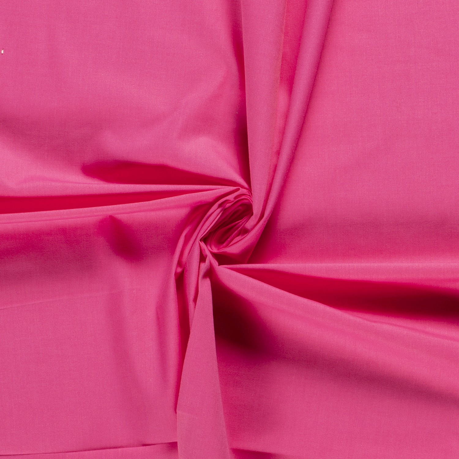 Baumwoll Popeline uni dunkelpink