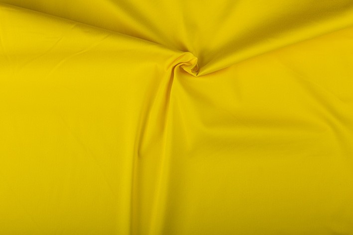 Baumwolle Satin uni Hard gelb