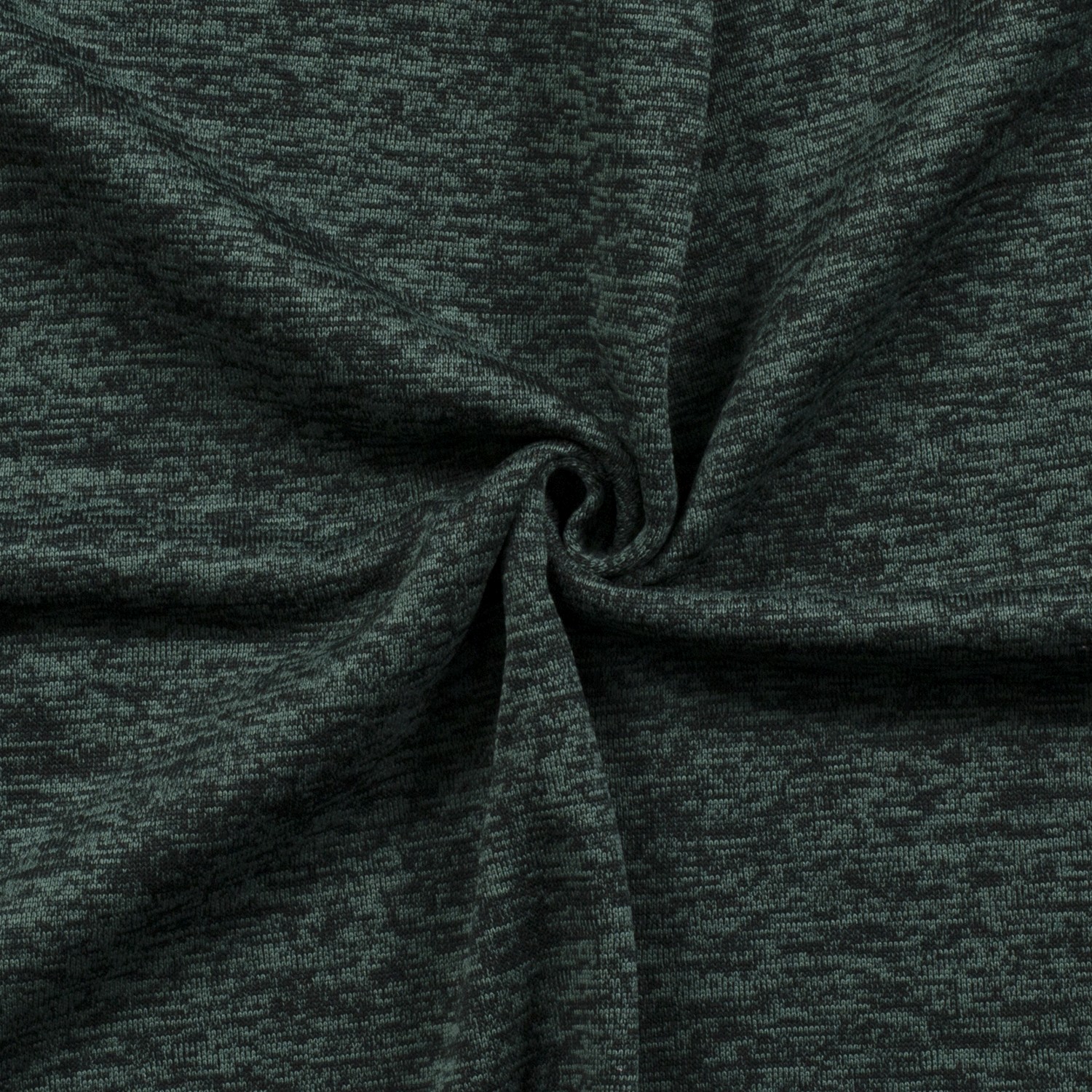 Jogging Stoff gebürstet uni dunkelgrün