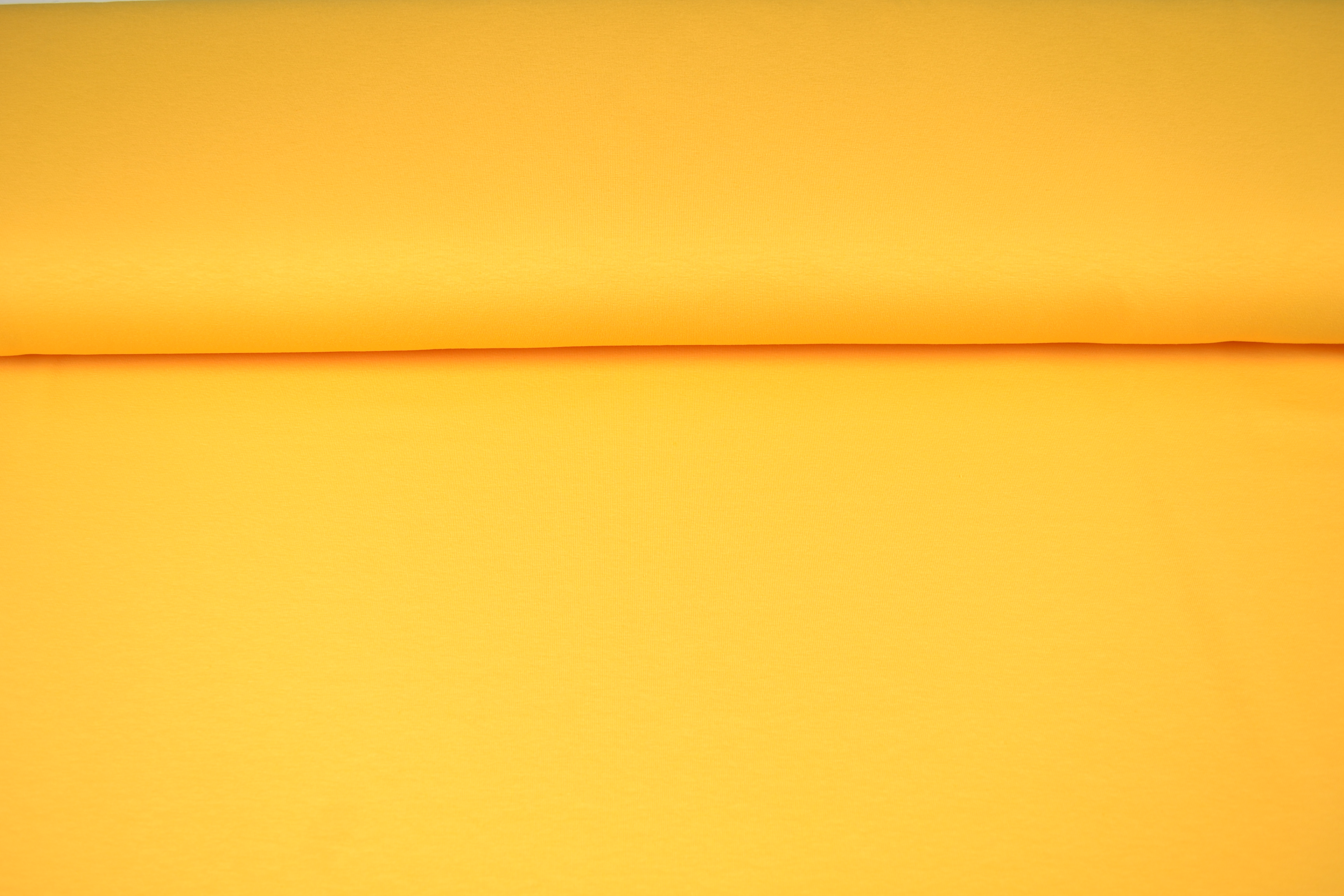 Baumwolljersey uni, senfgelb