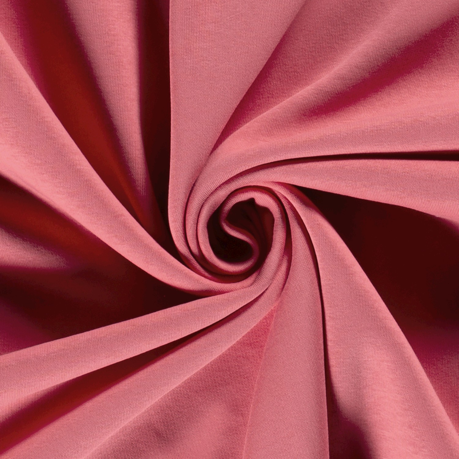 Sweatstoff Wintersweat uni dunkelpink