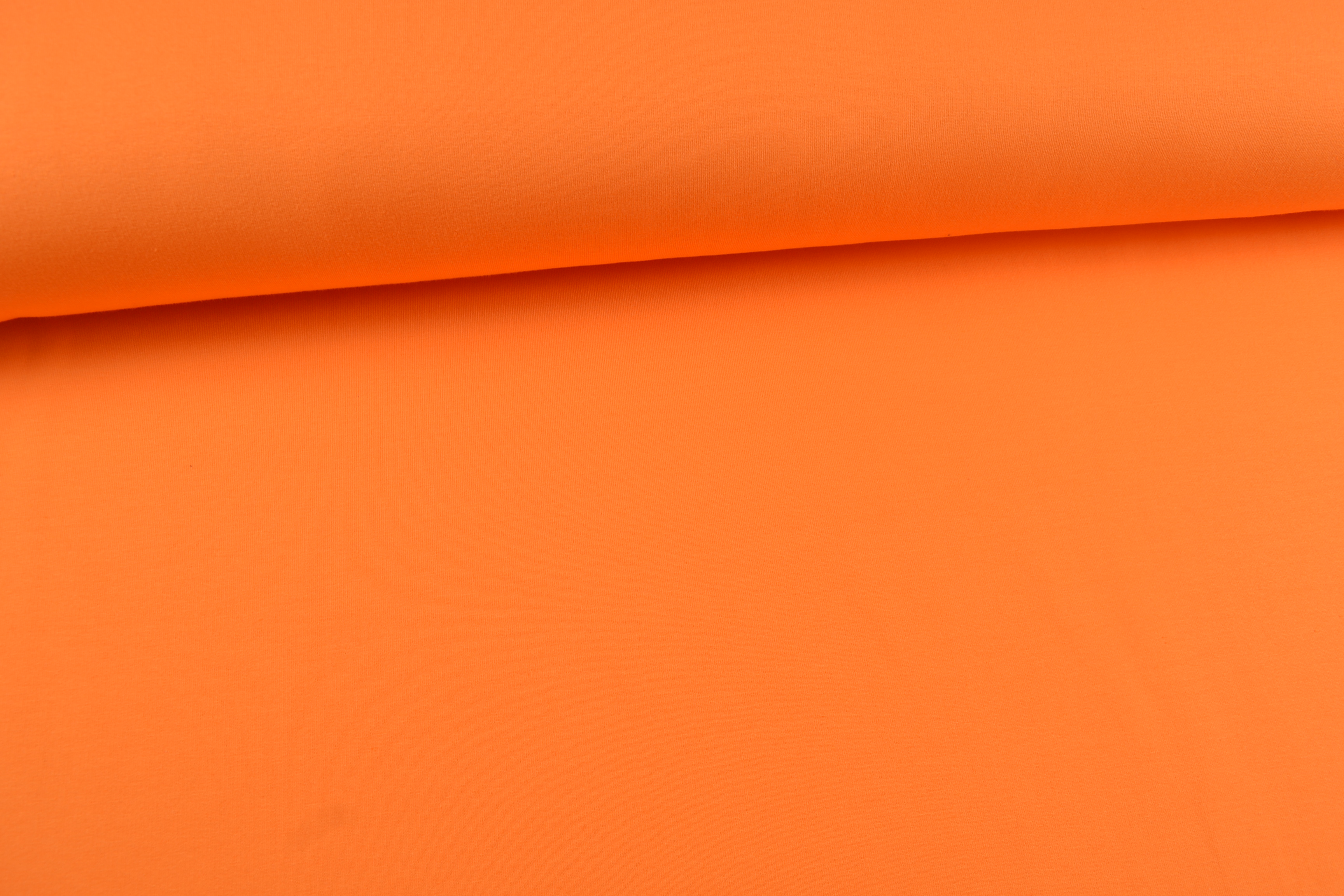 French Terry uni angeraut, orange