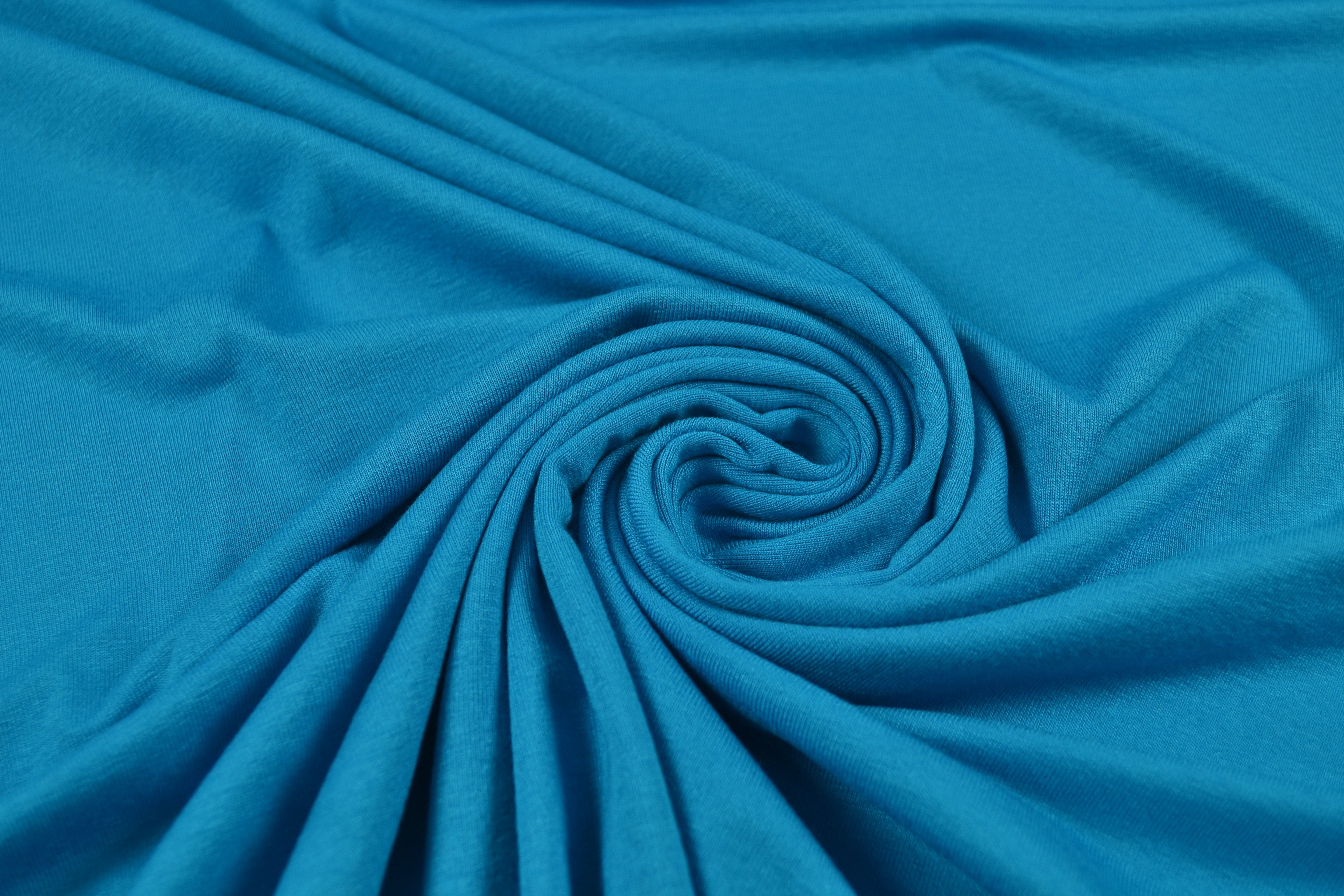 Viskosejersey uni, türkis