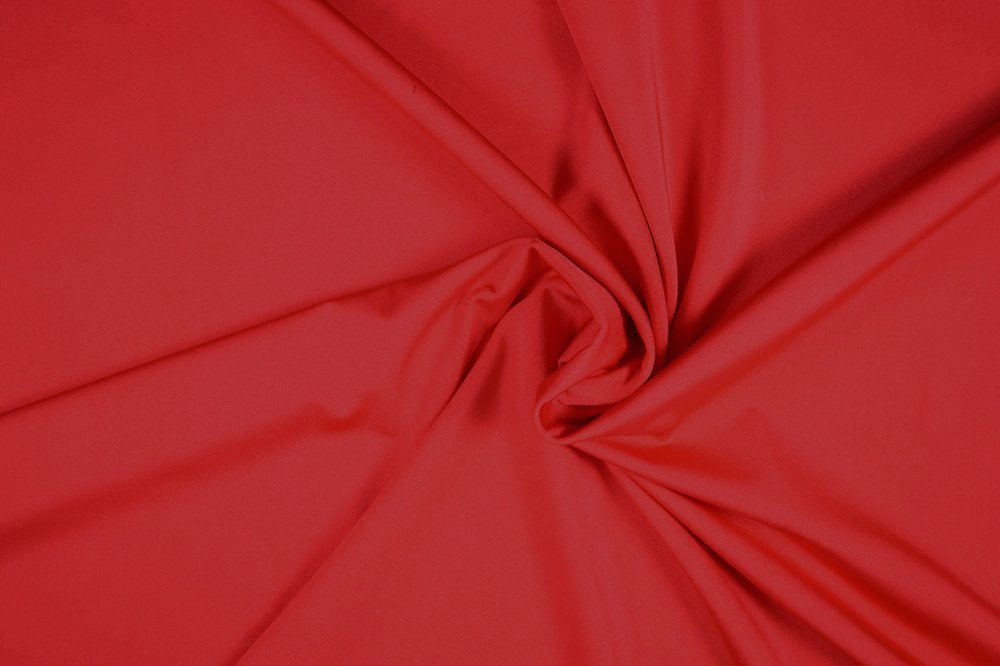 Badeanzugstoff uni, rot