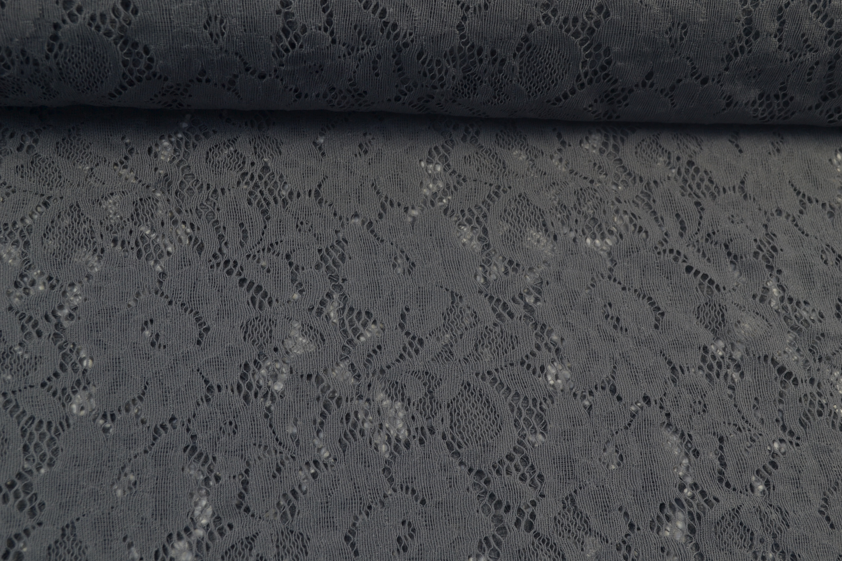 Spitze uni, dunkelgrau