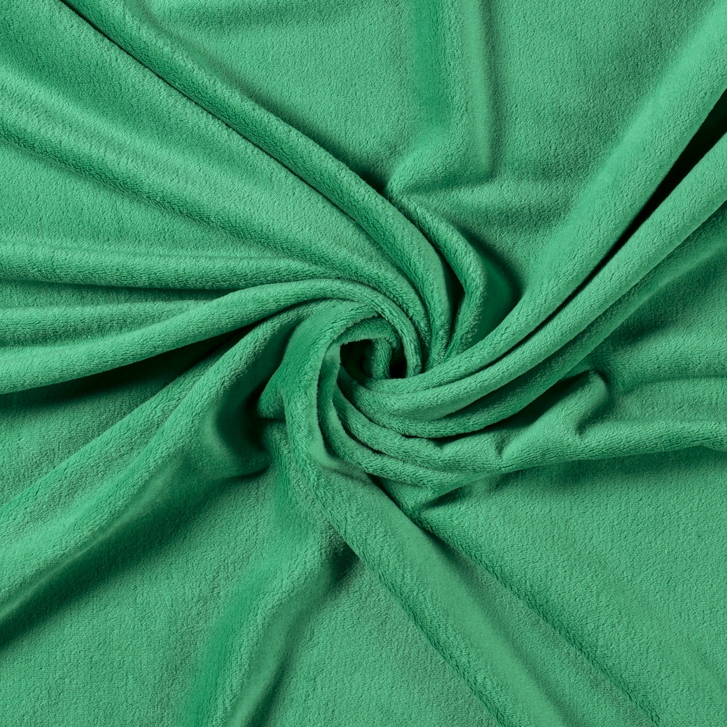 Wellnessfleece uni Tannengrün