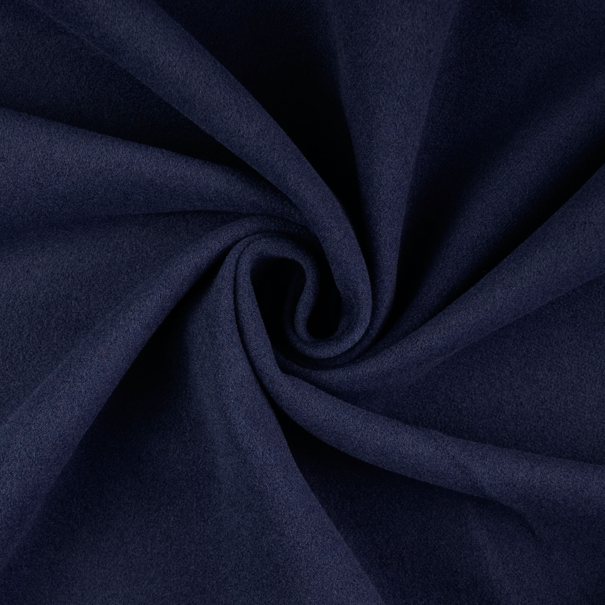 Mantelflausch uni, marine/dunkelblau