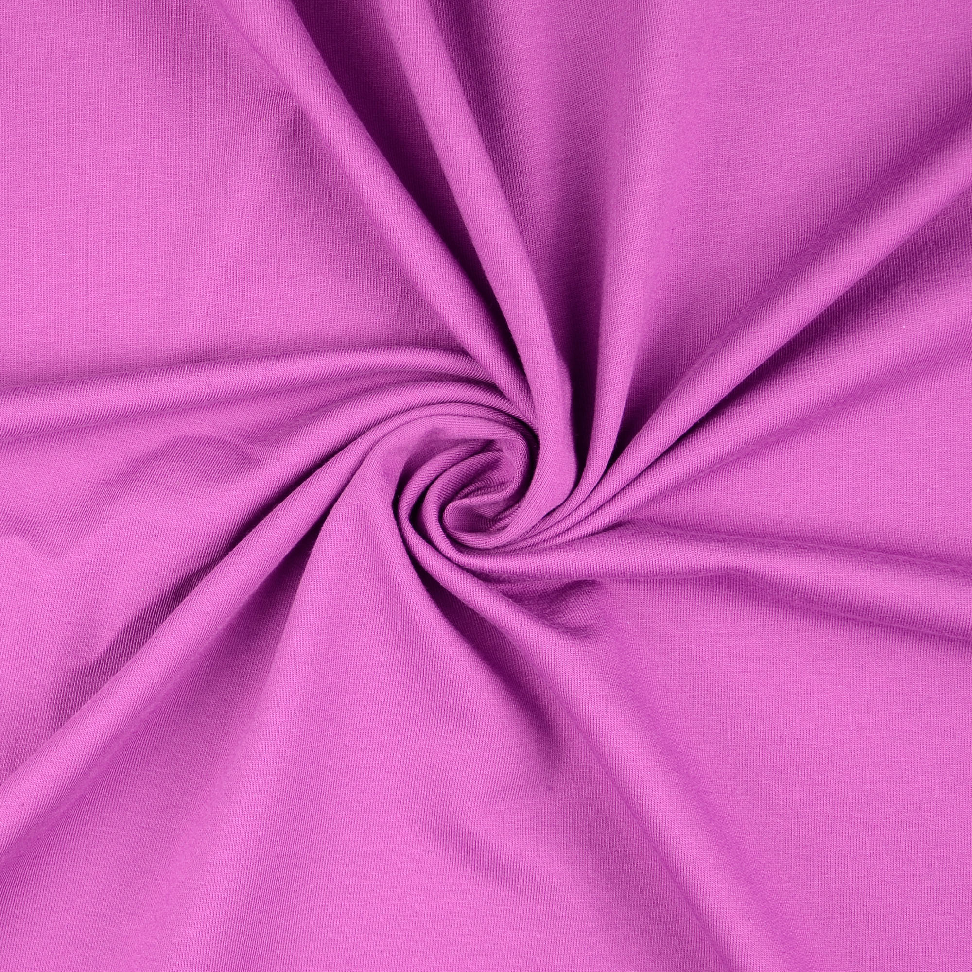 French Terry uni, lila