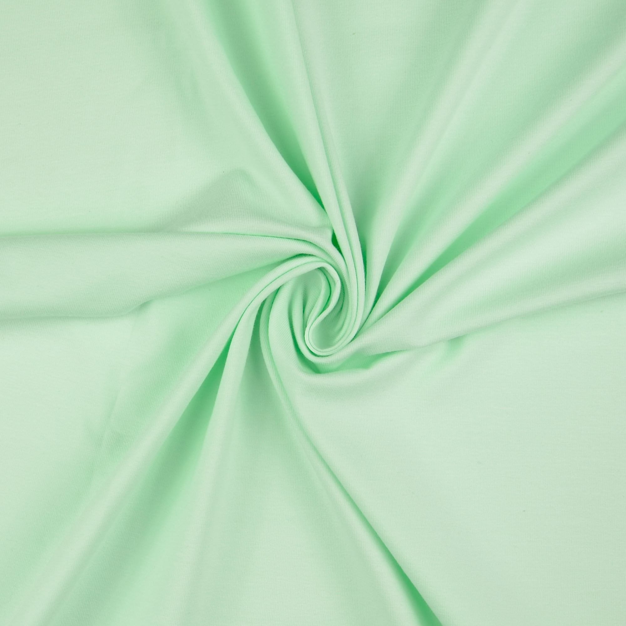 Baumwolljersey uni, mint