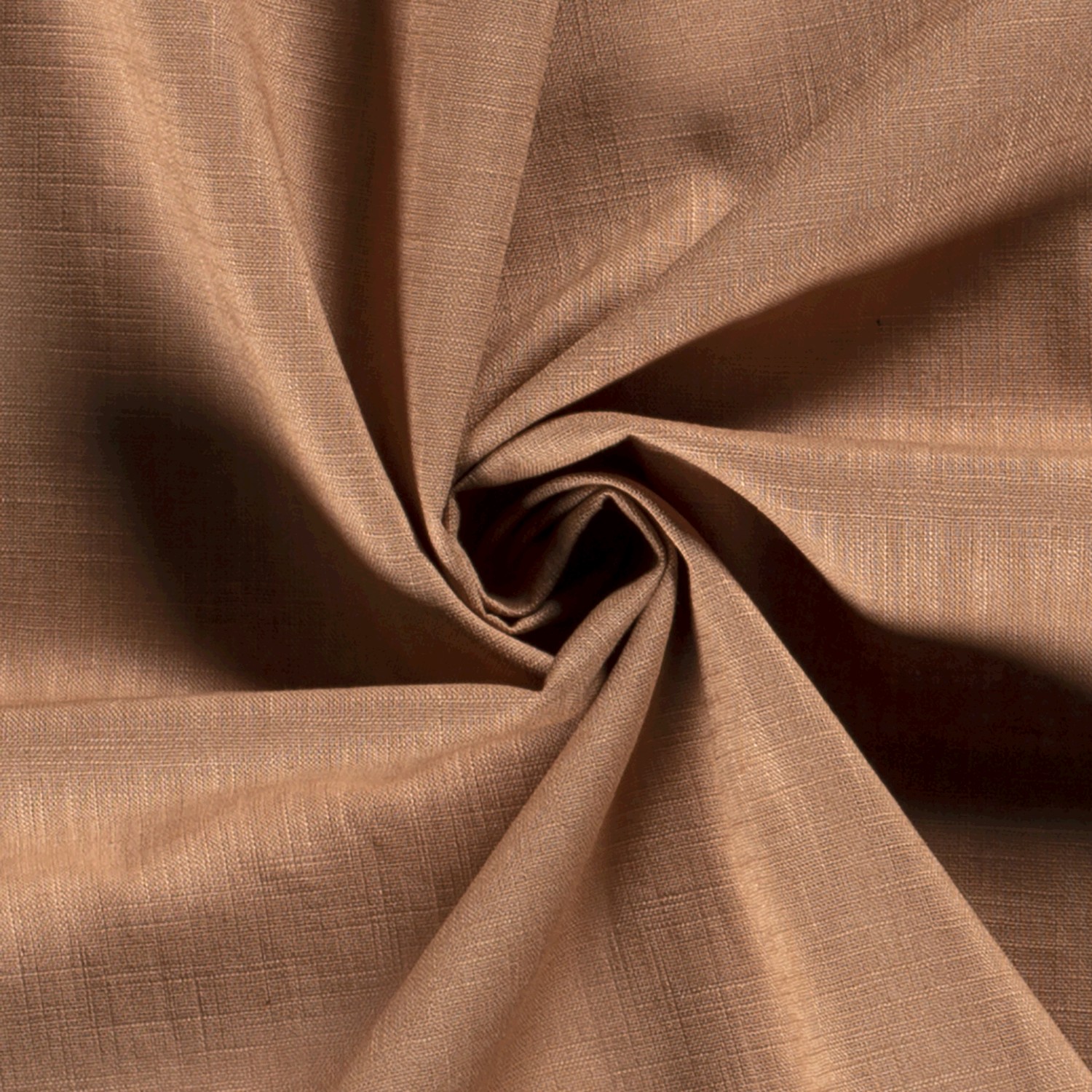 Ramie leinen uni kamel
