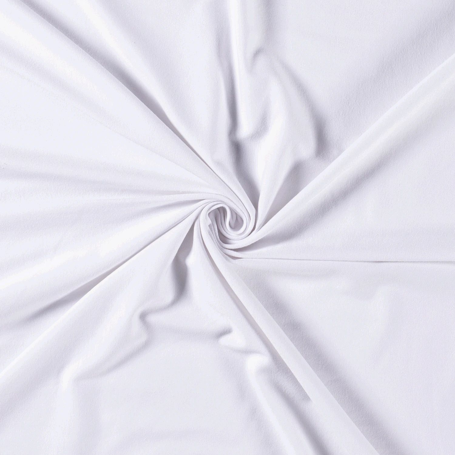 Baumwolljersey, weiß