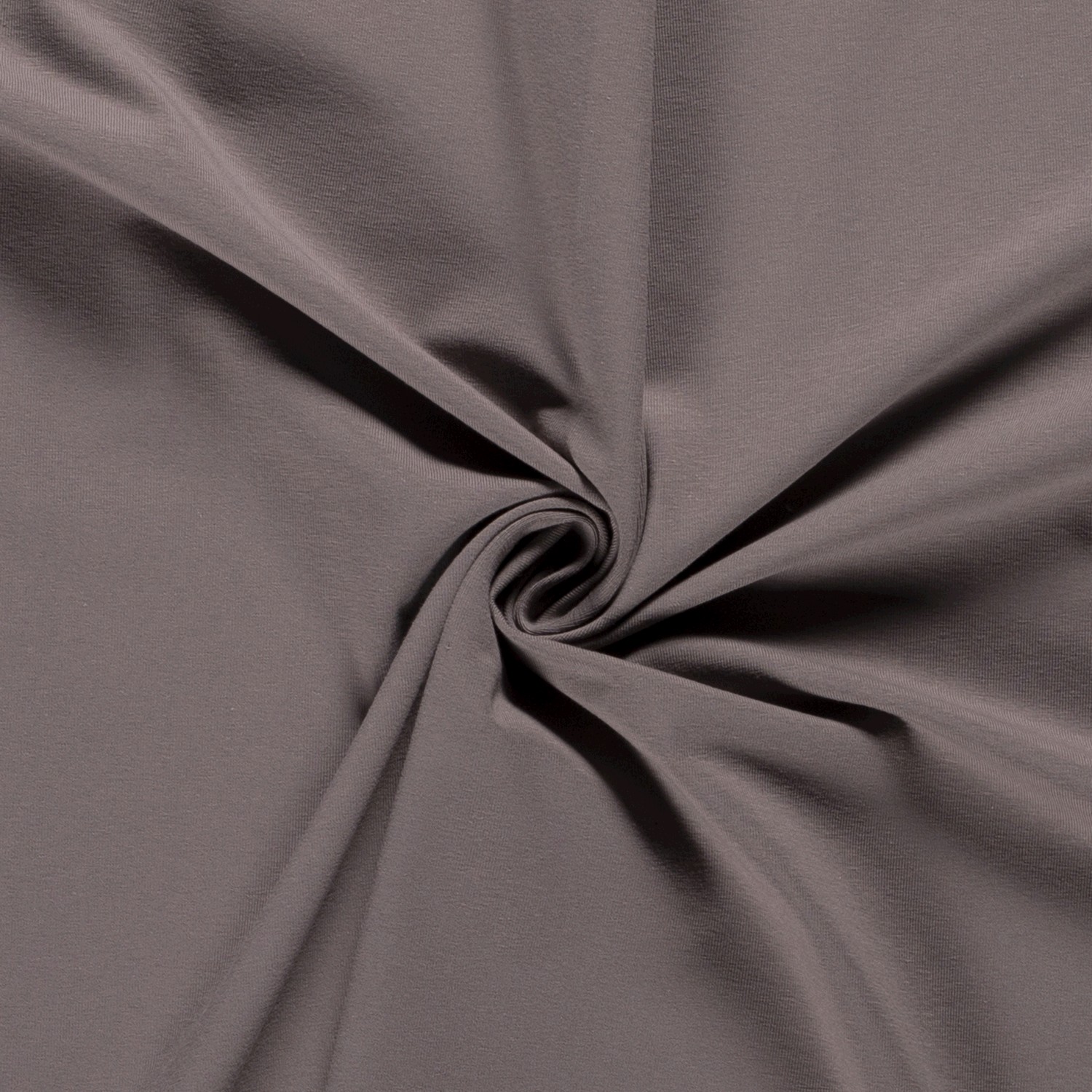 Baumwolljersey uni, taupe-braun