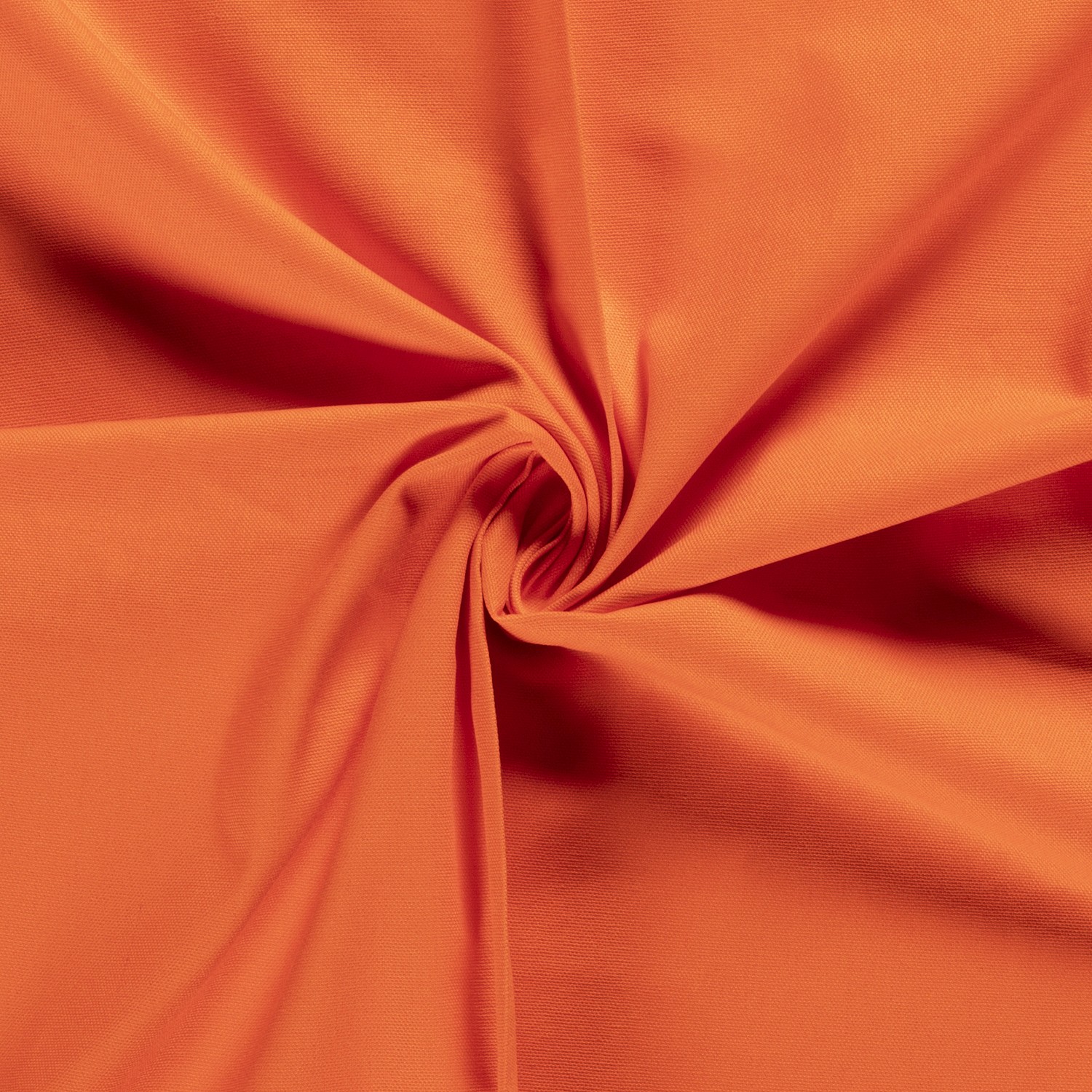 Dekostoff Canvas Stoff uni orange