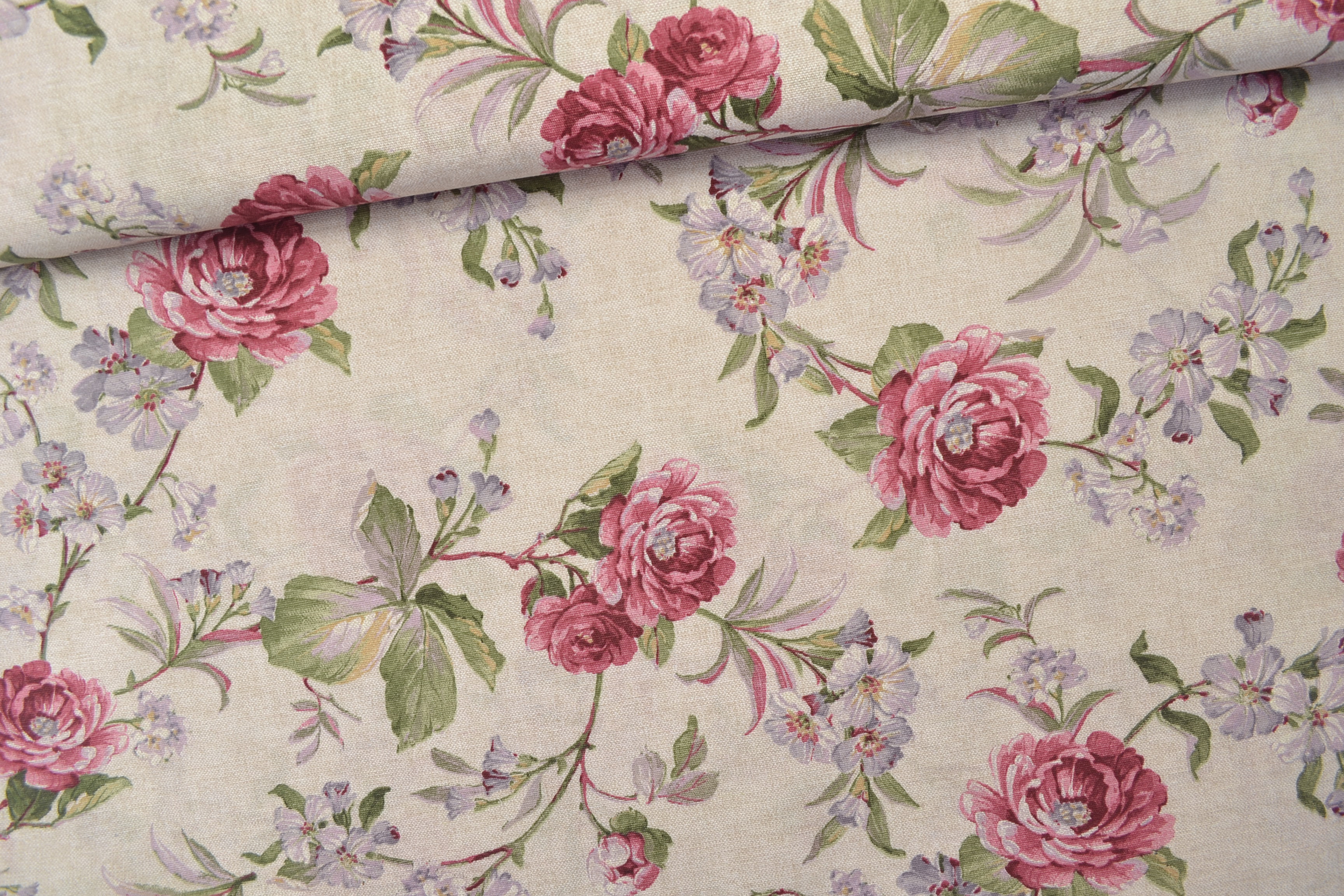 Canvas Deko Stoff Rosen