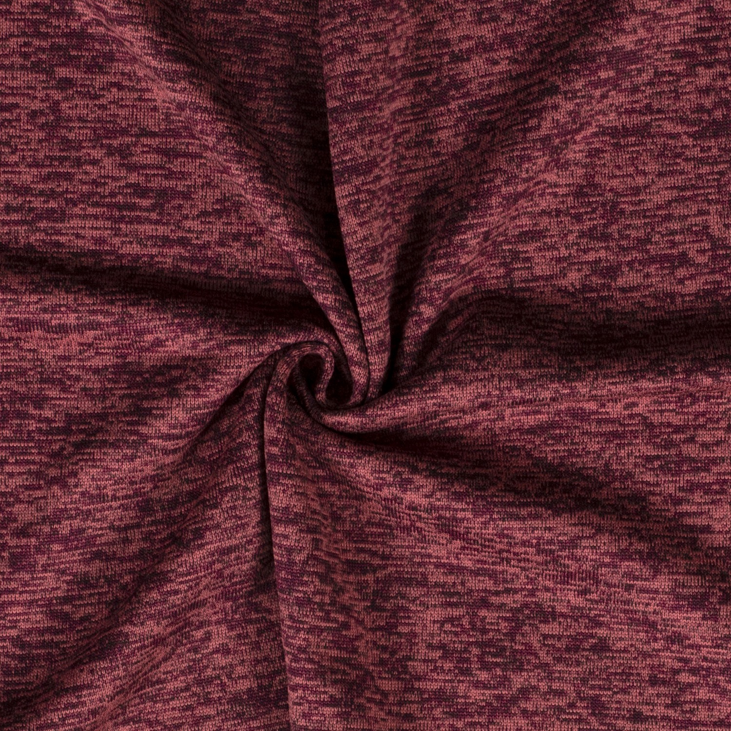 Jogging Stoff gebürstet uni dunkelpink